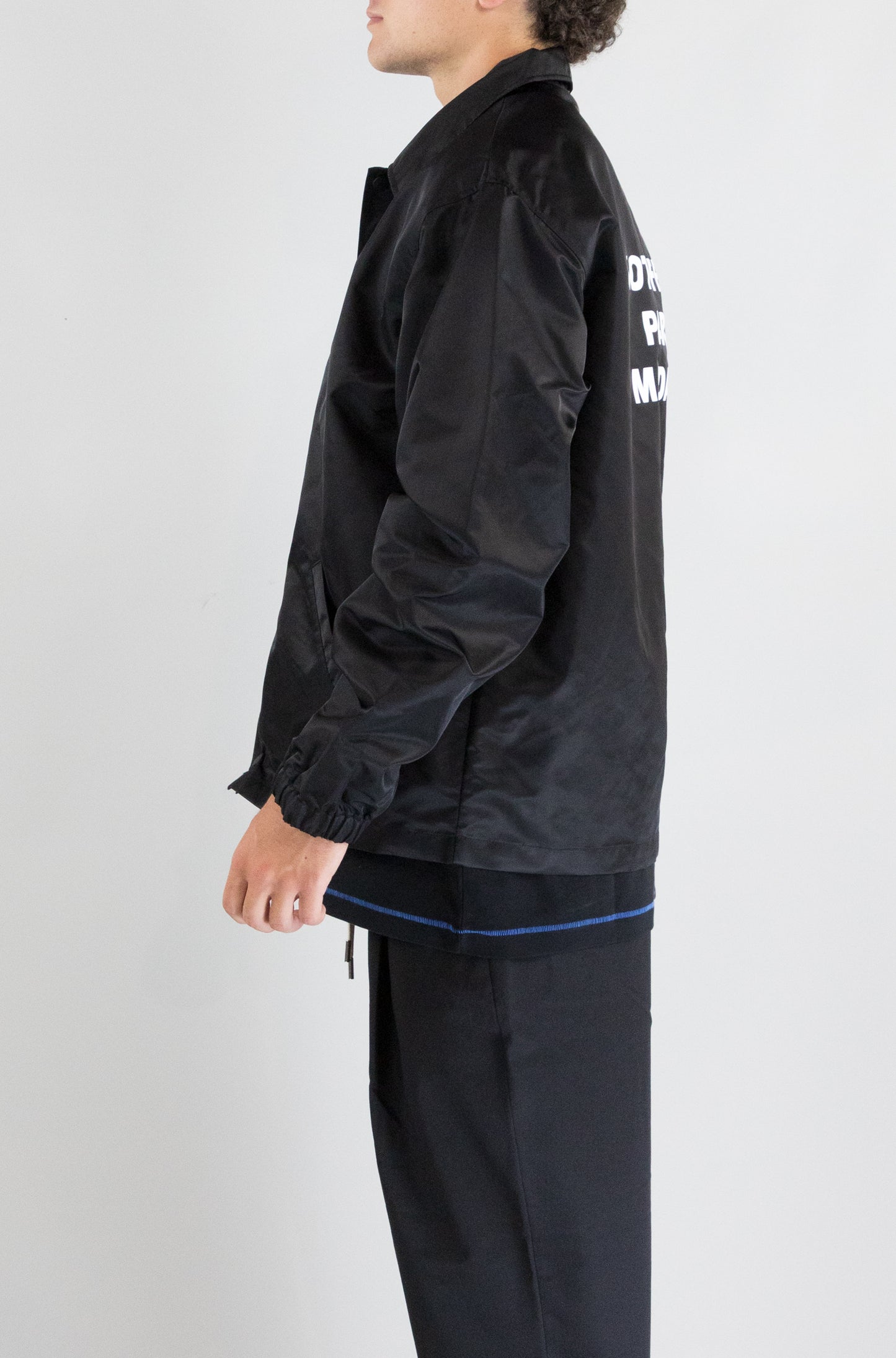 Giubbotto Drole De Monsieur Black da Uomo veste slogan jt183