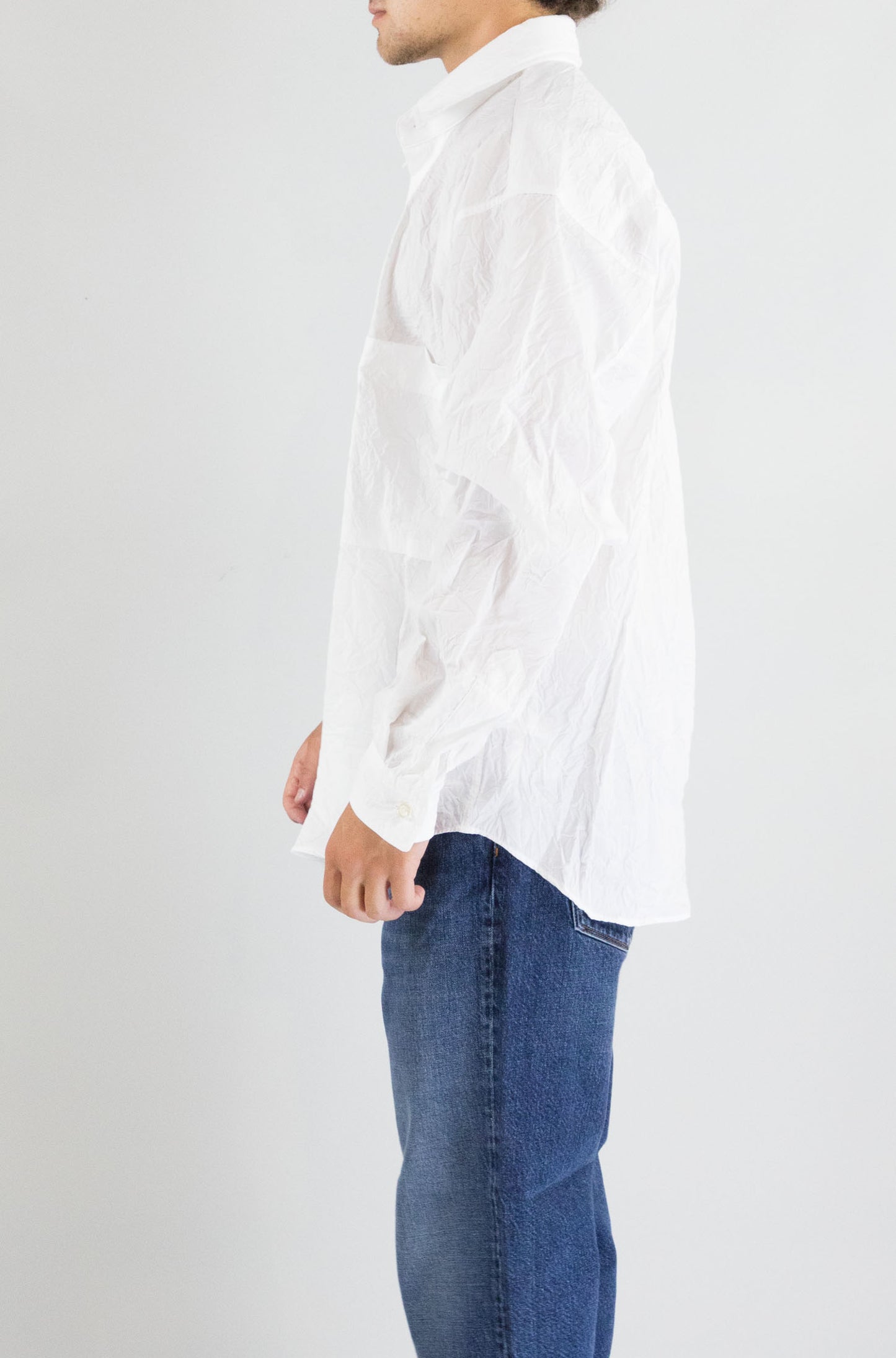 Camicia Amish Bianco da Uomo amu108cn41xxxx c0069