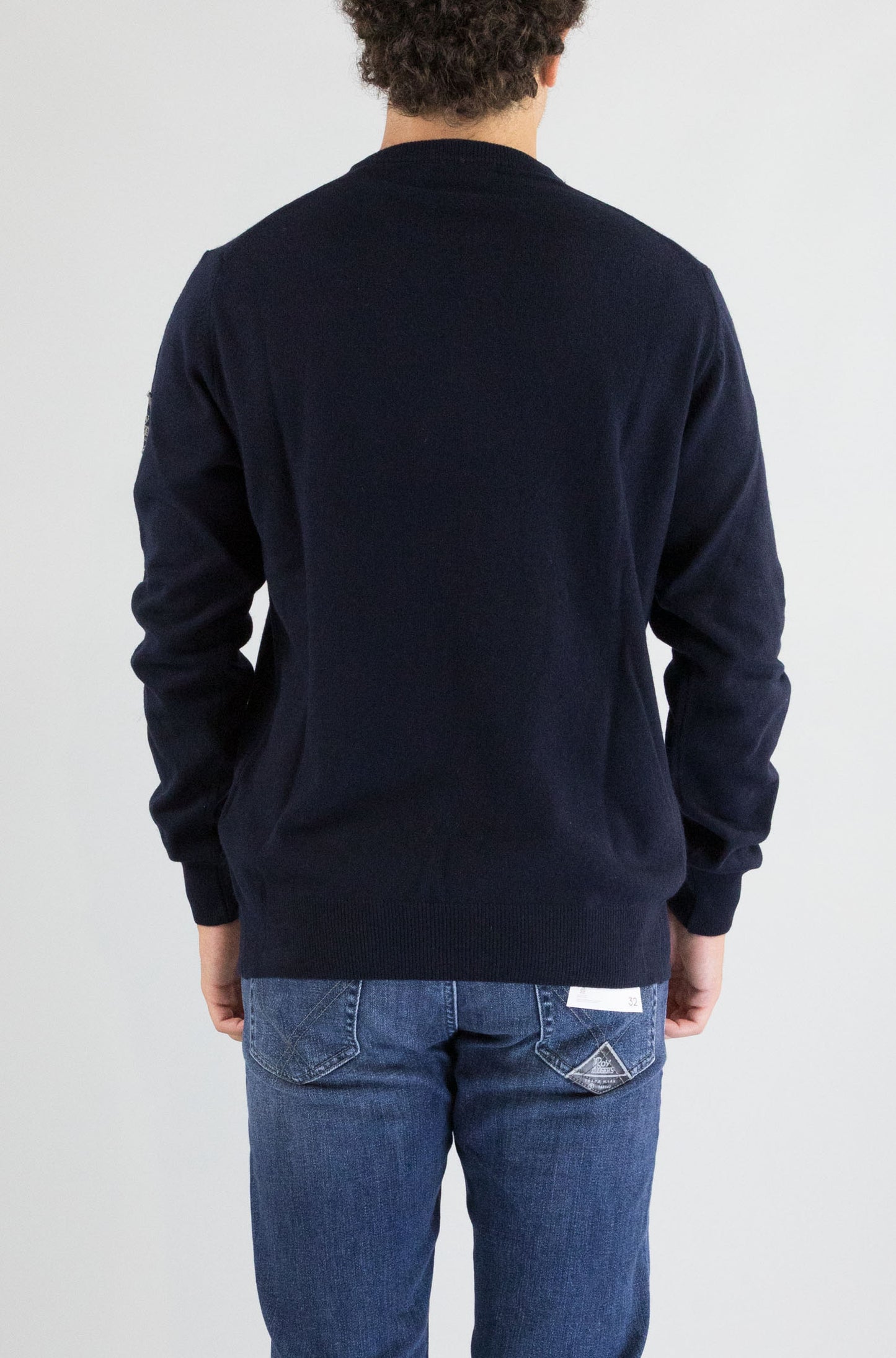 Felpa Roy Roger’S Blue Navy da Uomo rru502cc53xxxx cc048