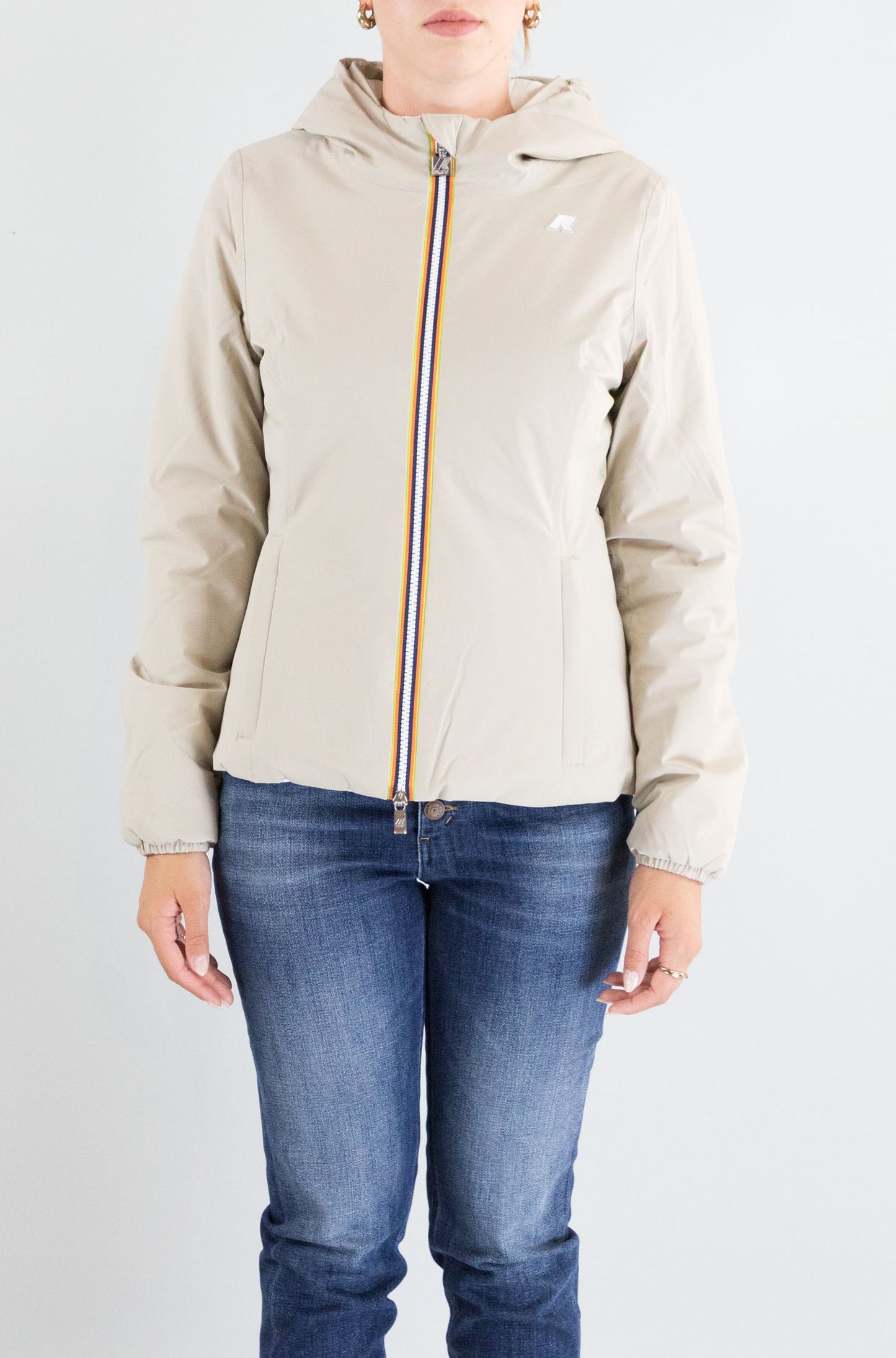 Giubbotto Kway Bba Beige da Donna k6128tw lily
