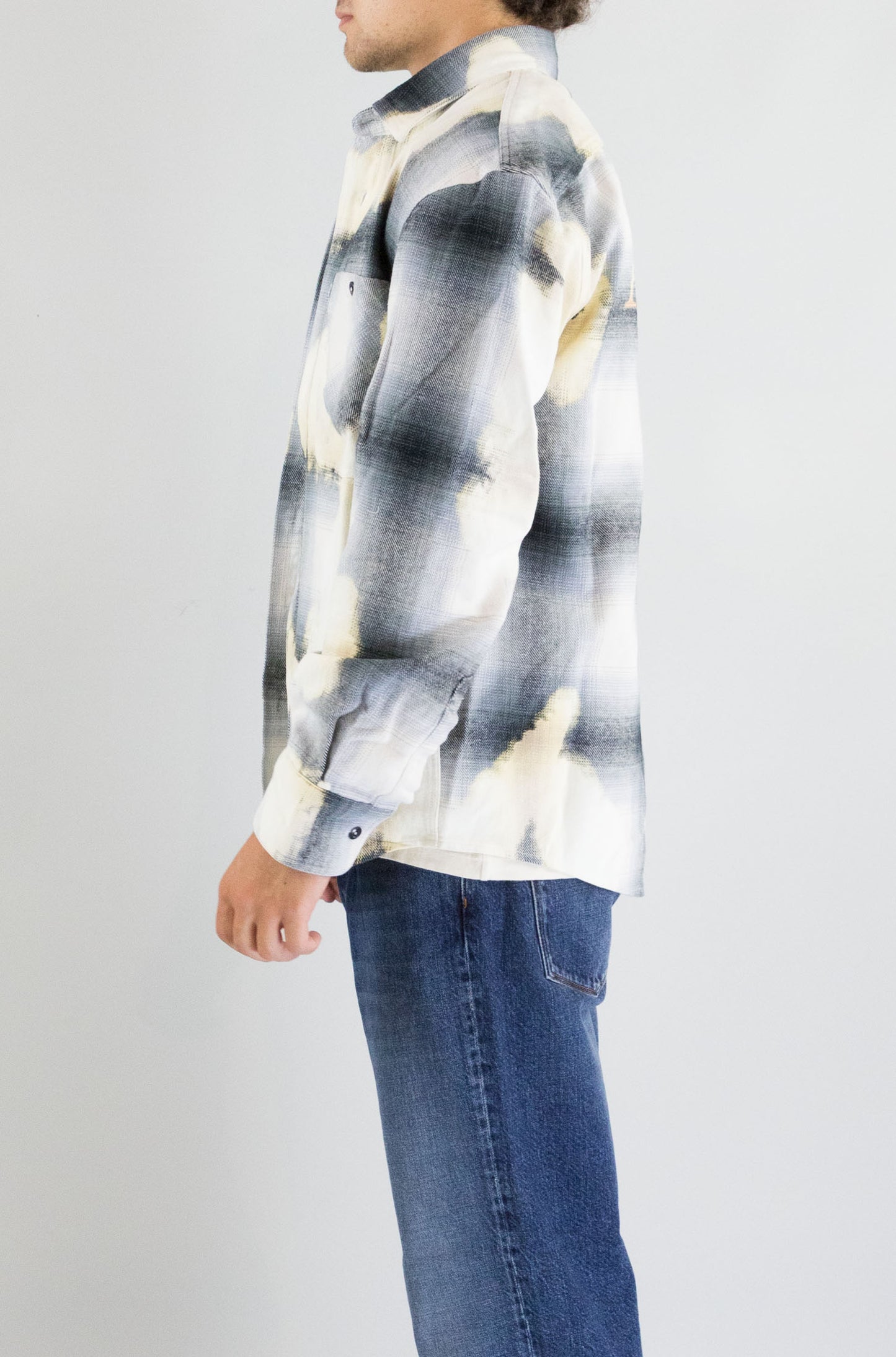 Camicia Amish Check Bleach da Uomo amu101cn380102