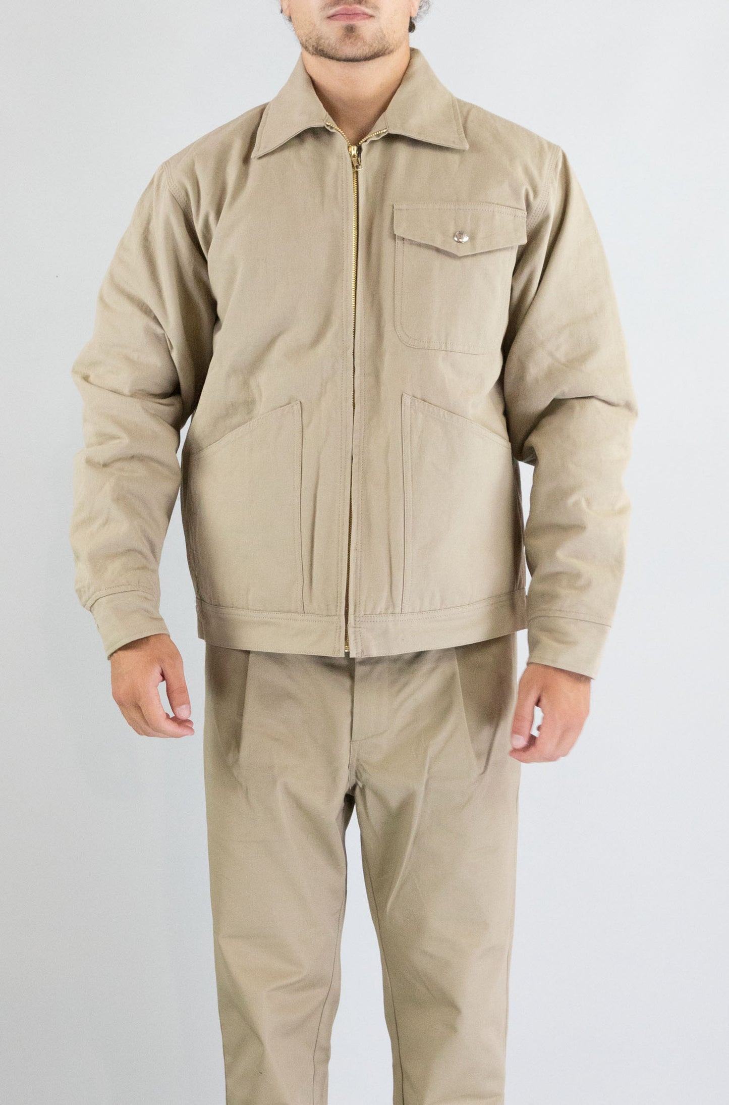 Giubbotto Universal Overall Beige da Uomo ht2533420a