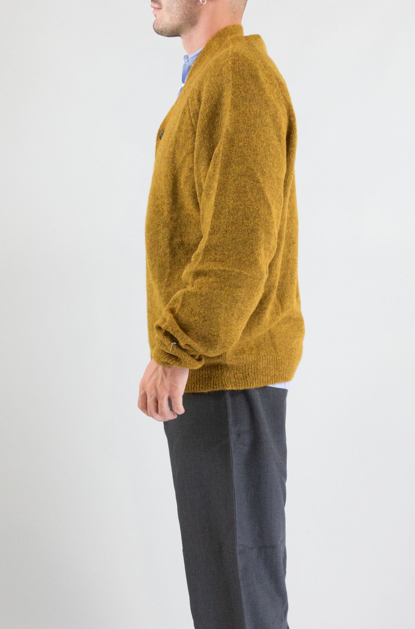 Maglia Universal Work Gold da Uomo 33456 alpaca knit david cardigan
