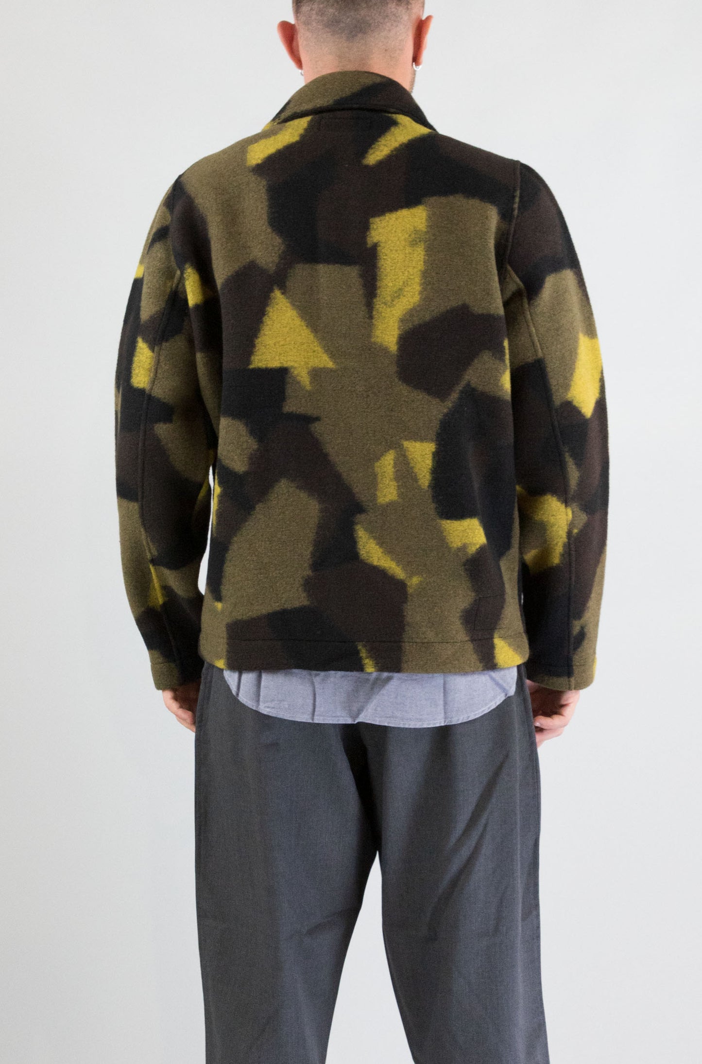 Giubbotto Universal Work Camo da Uomo 33607 swede camo fleece field jacket