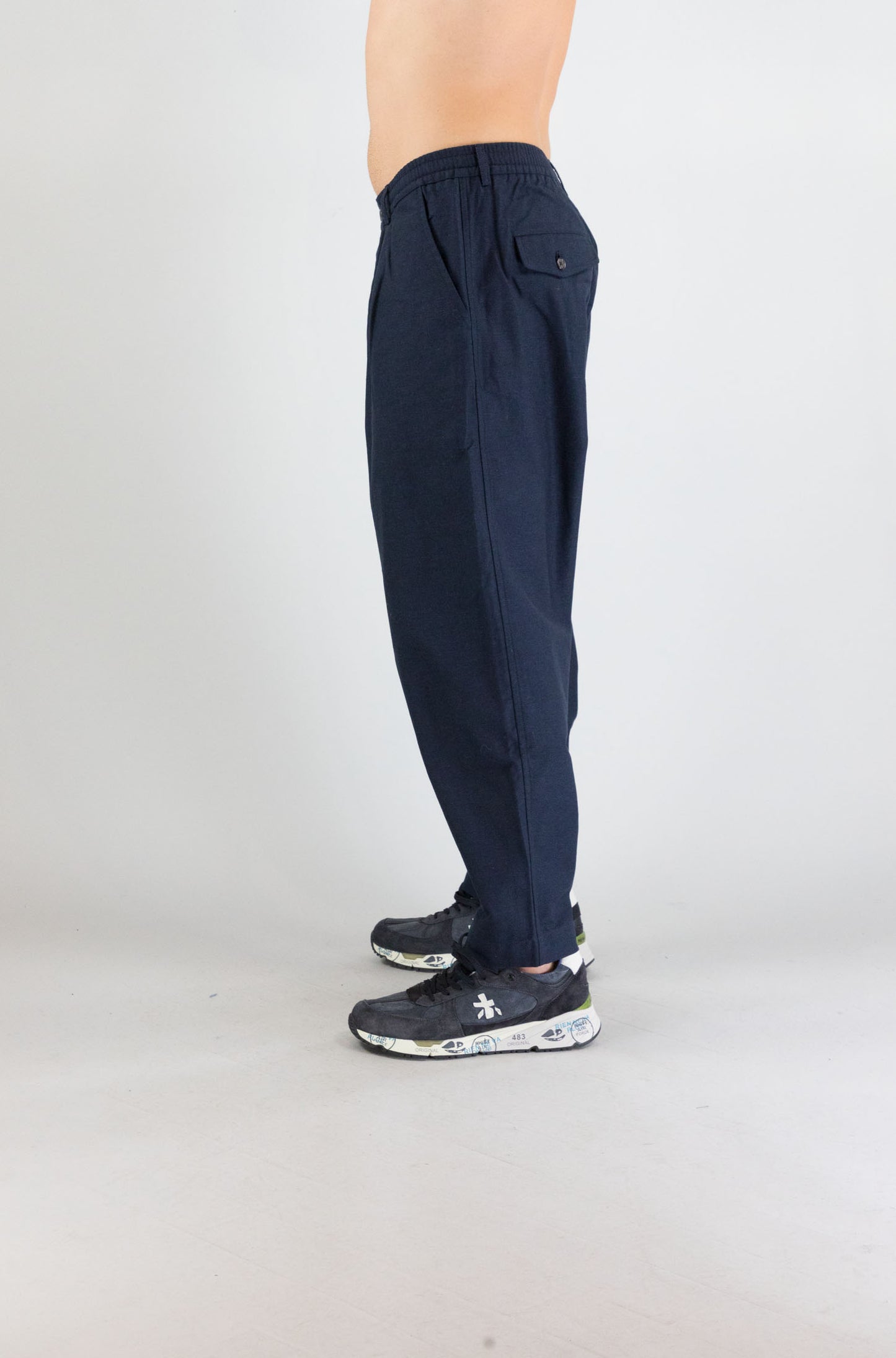 Pantalone Universal Work Navy da Uomo 33653 lucca suiting