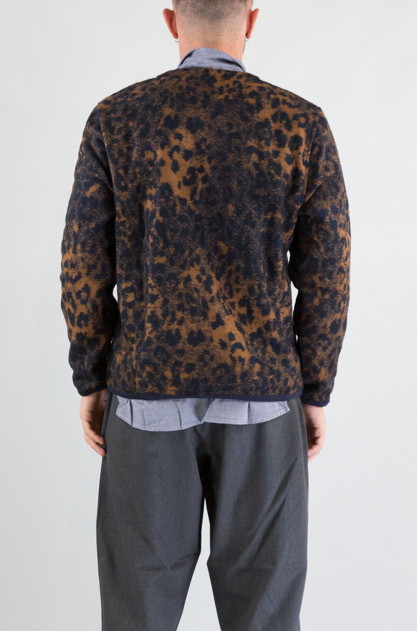 Maglia Universal Work Dark Navy Brown da Uomo 33722 night leopard