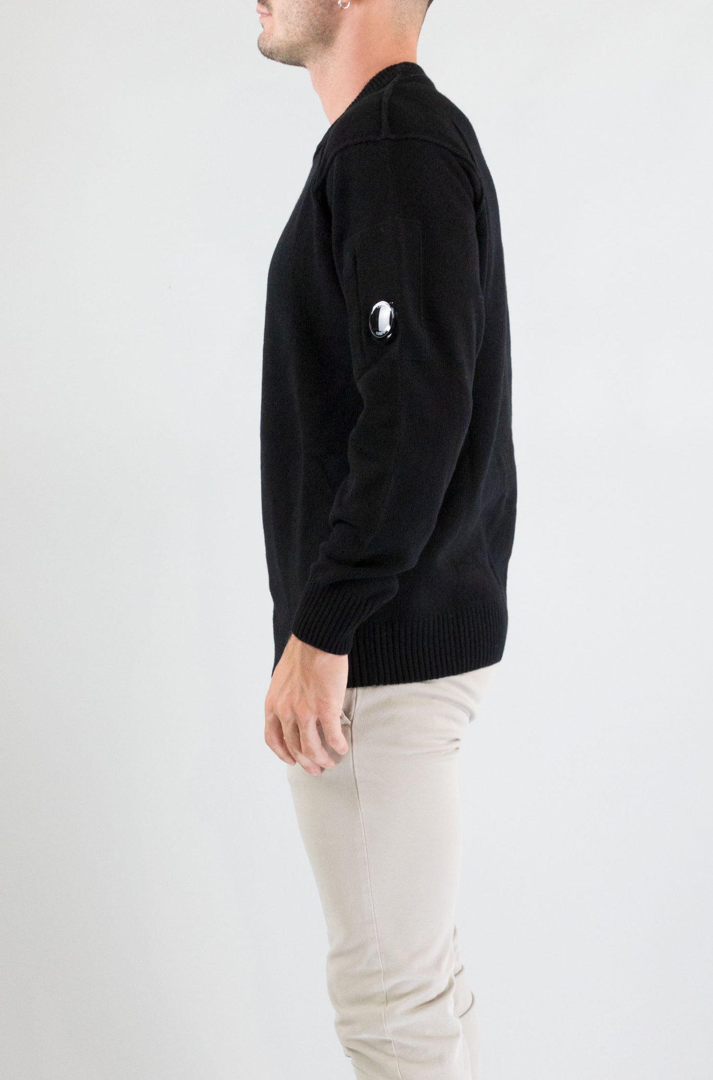 Maglia Cp Company Black da Uomo rfcmkn707a110149a