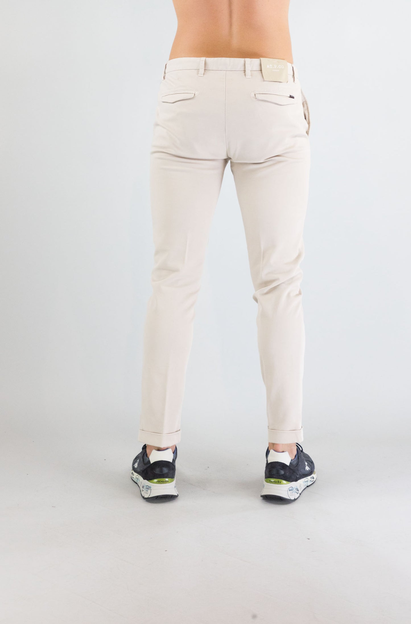 Pantalone Atpco Avorio da Uomo a311sasa45tc963