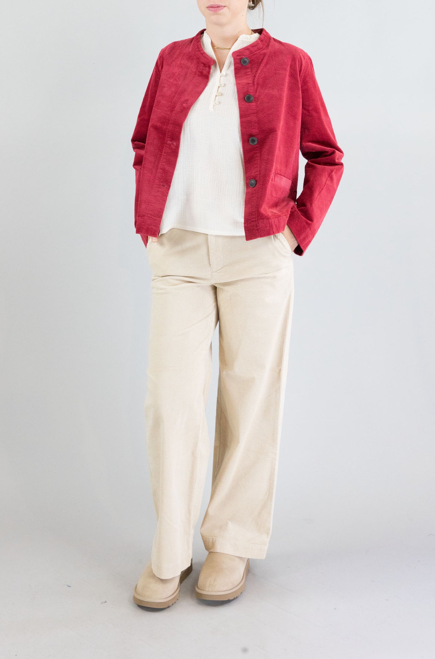 Giacca Nice Things Rosso da Donna wwv015