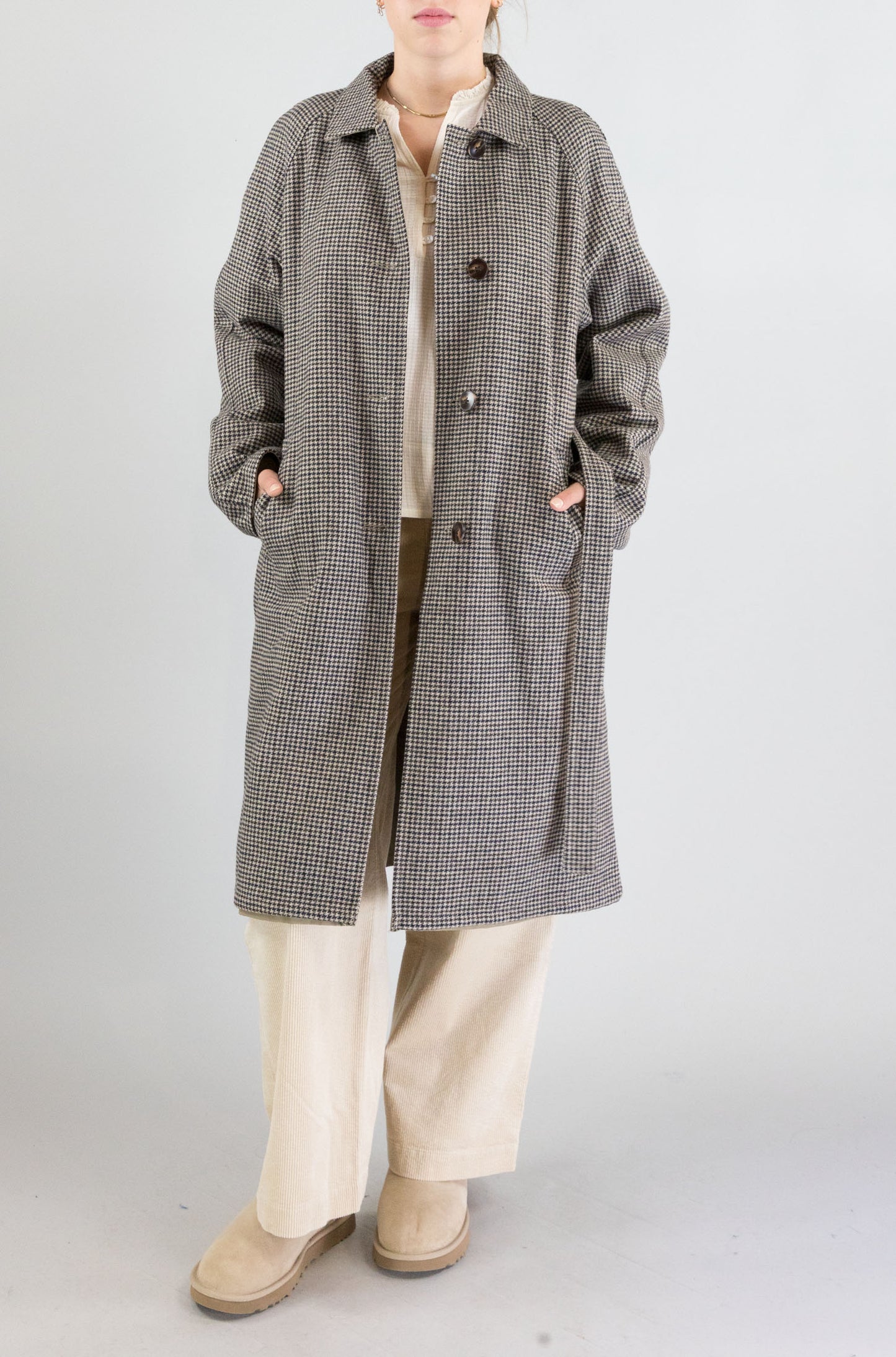 Cappotto Nice Things Beige da Donna wwv054