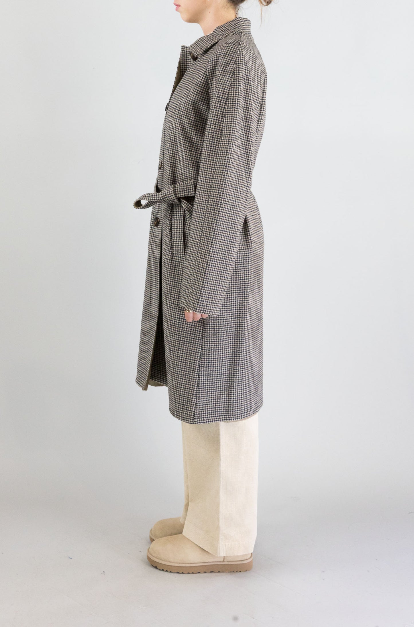 Cappotto Nice Things Beige da Donna wwv054
