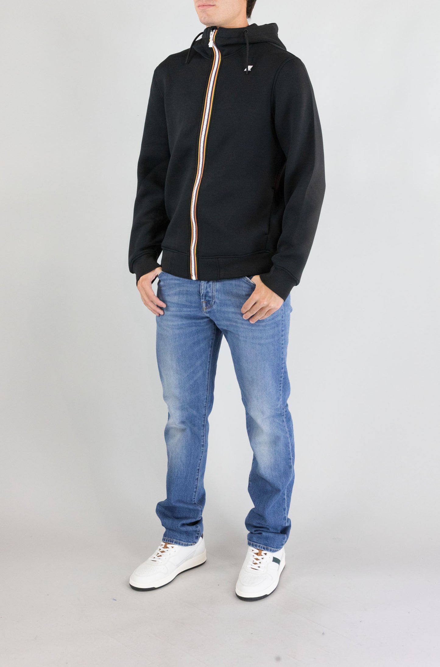 Giacca Kway Black Usy da Uomo k2141dw