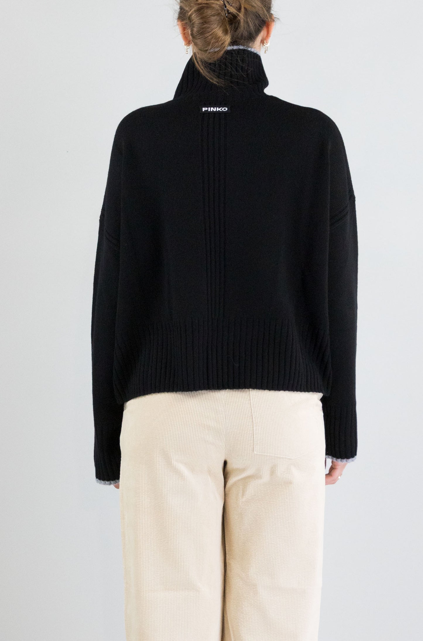 Maglia Pinko Nero da Donna falkland