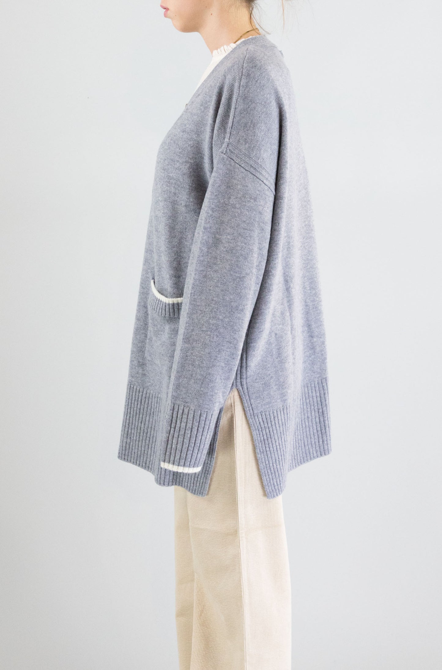Cardigan Pinko Grigio da Donna tasmania