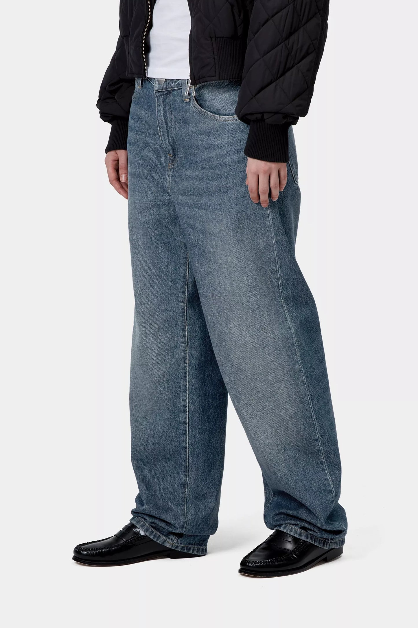 Pantalone Carhartt Wip Dark Used Wash da Donna i035881 arin