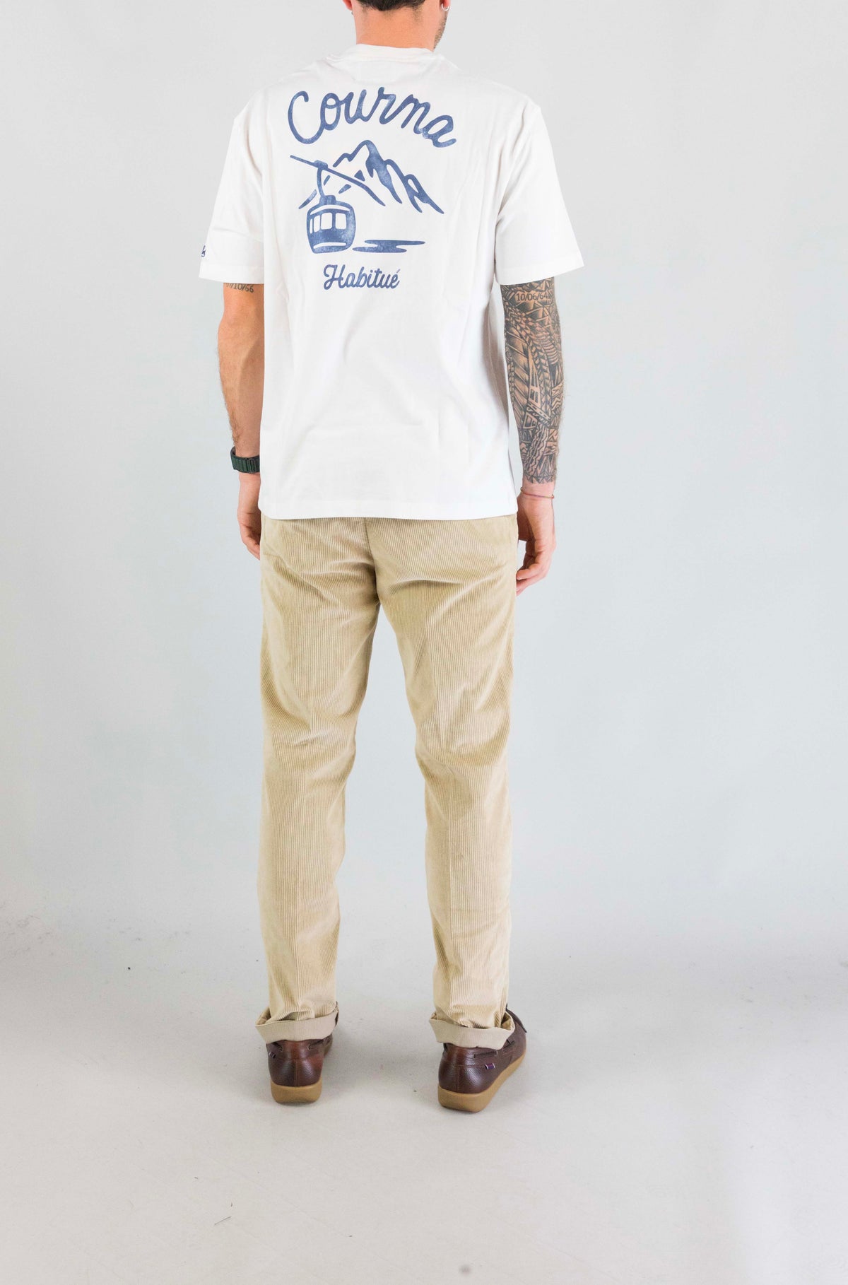 T-Shirt Mc2 Saint Barth 01295m Courma Mono da Uomo johnny raw