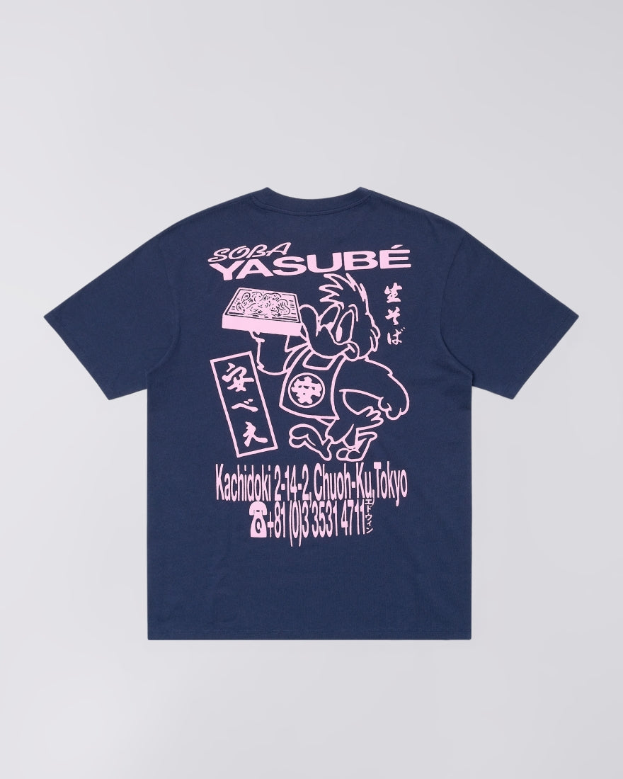 T-Shirt Edwin Maritime Blue da Uomo i037351 soba yasube