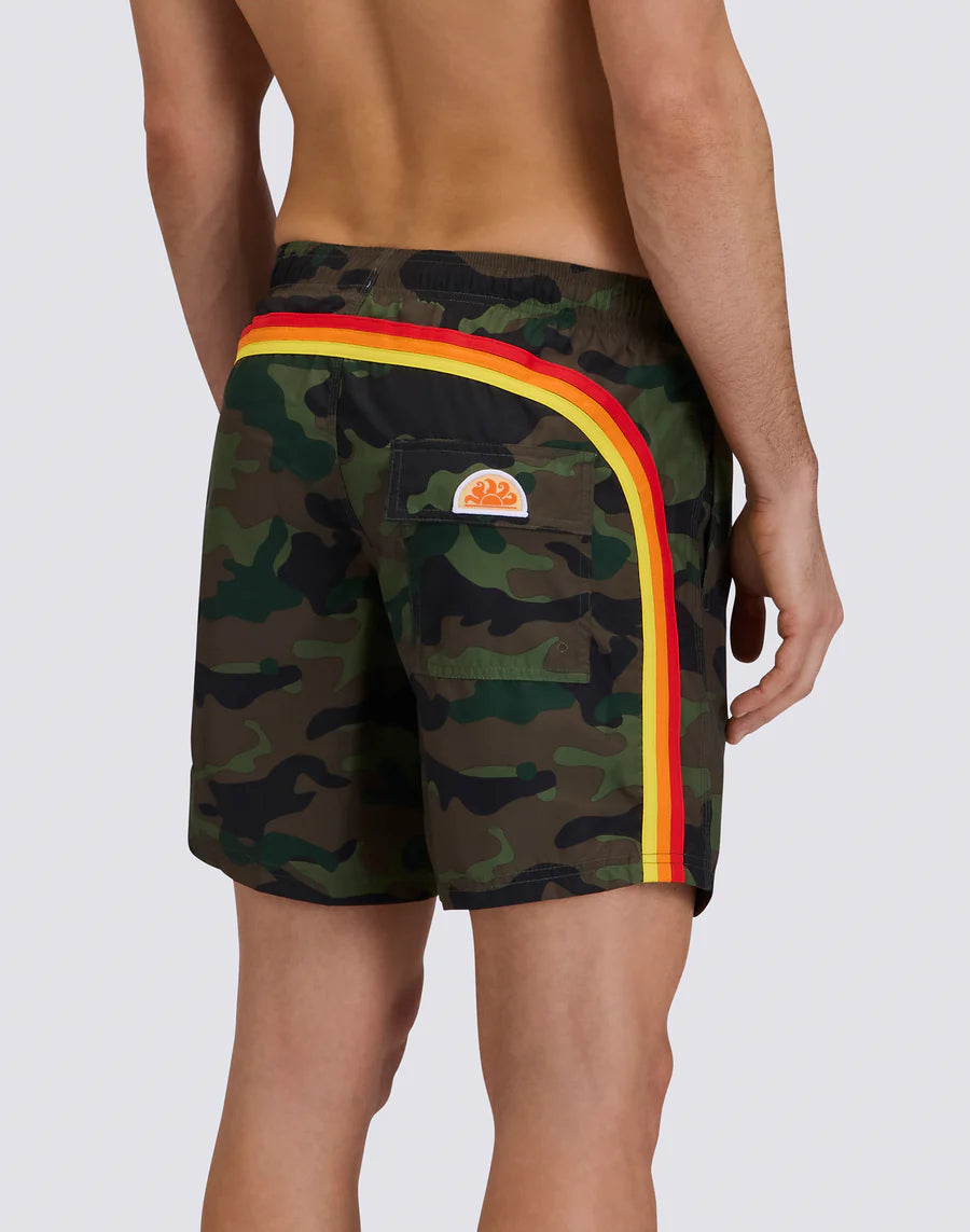 Costume Sundek Green da Uomo m505bdrt353 camou