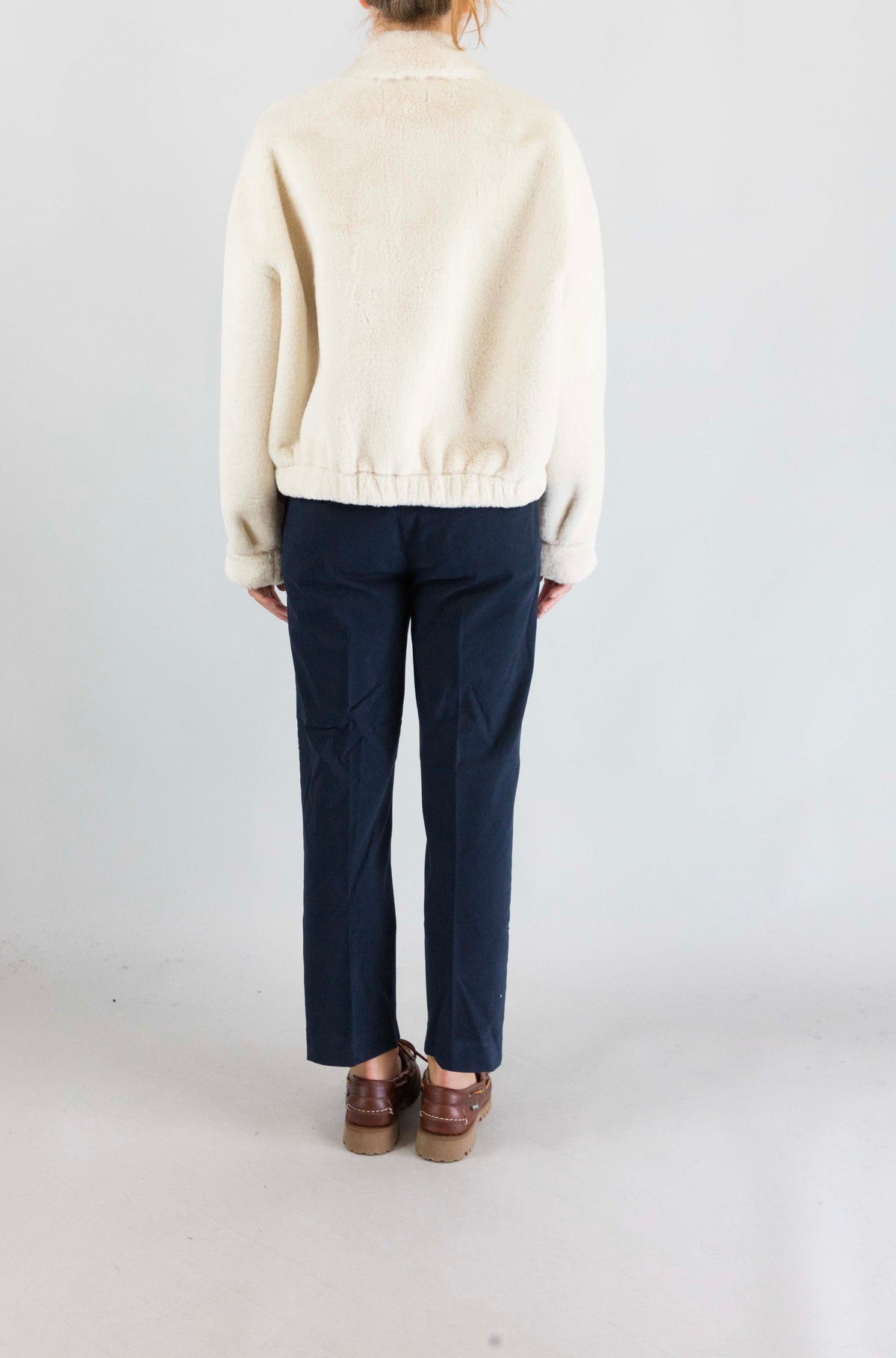 Giubbotto Mc2 Saint Barth Cream da Donna clary fur