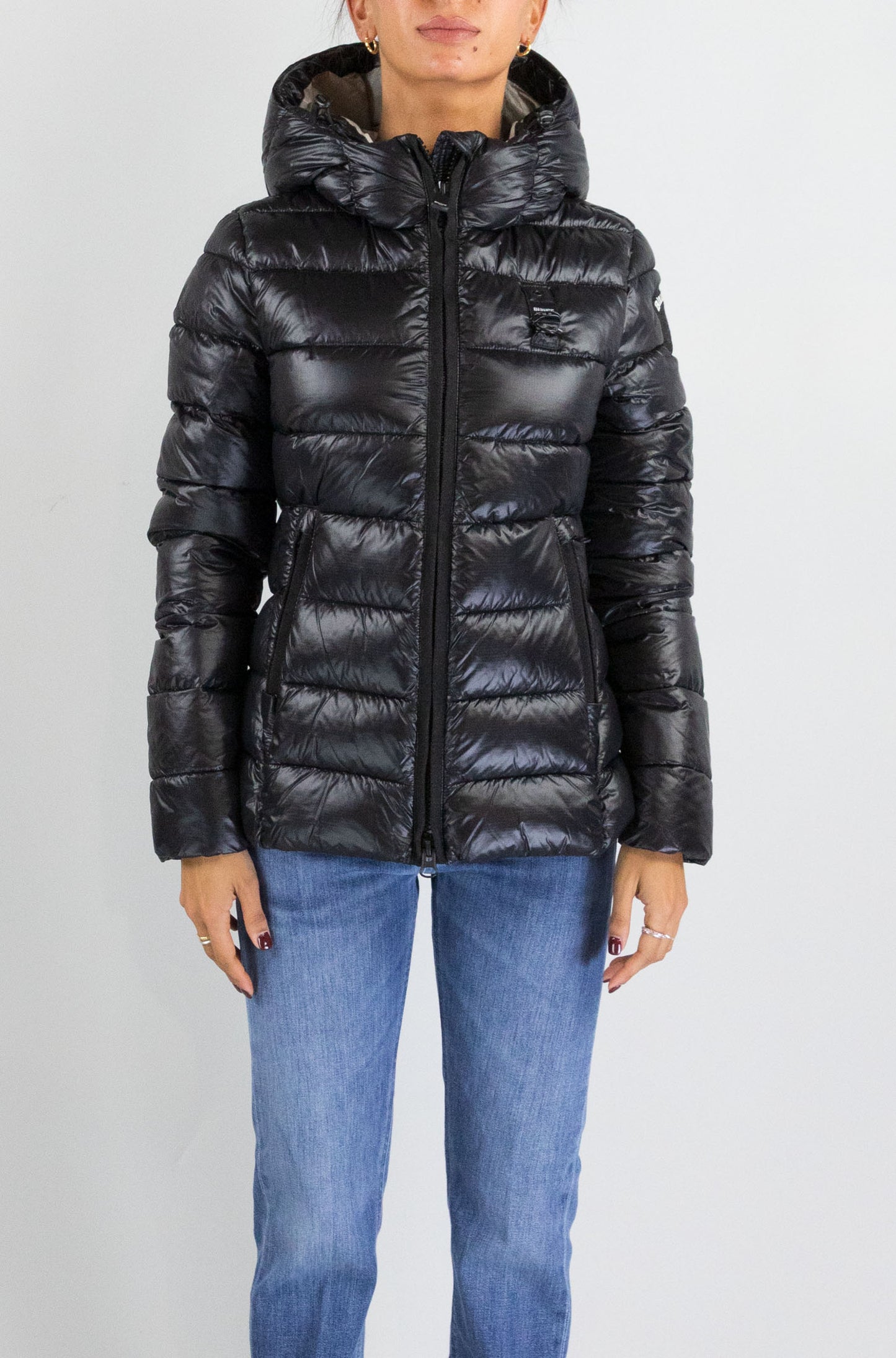 Giubbotto Blauer Nero da Donna 5wbldc02072 006648 caroll