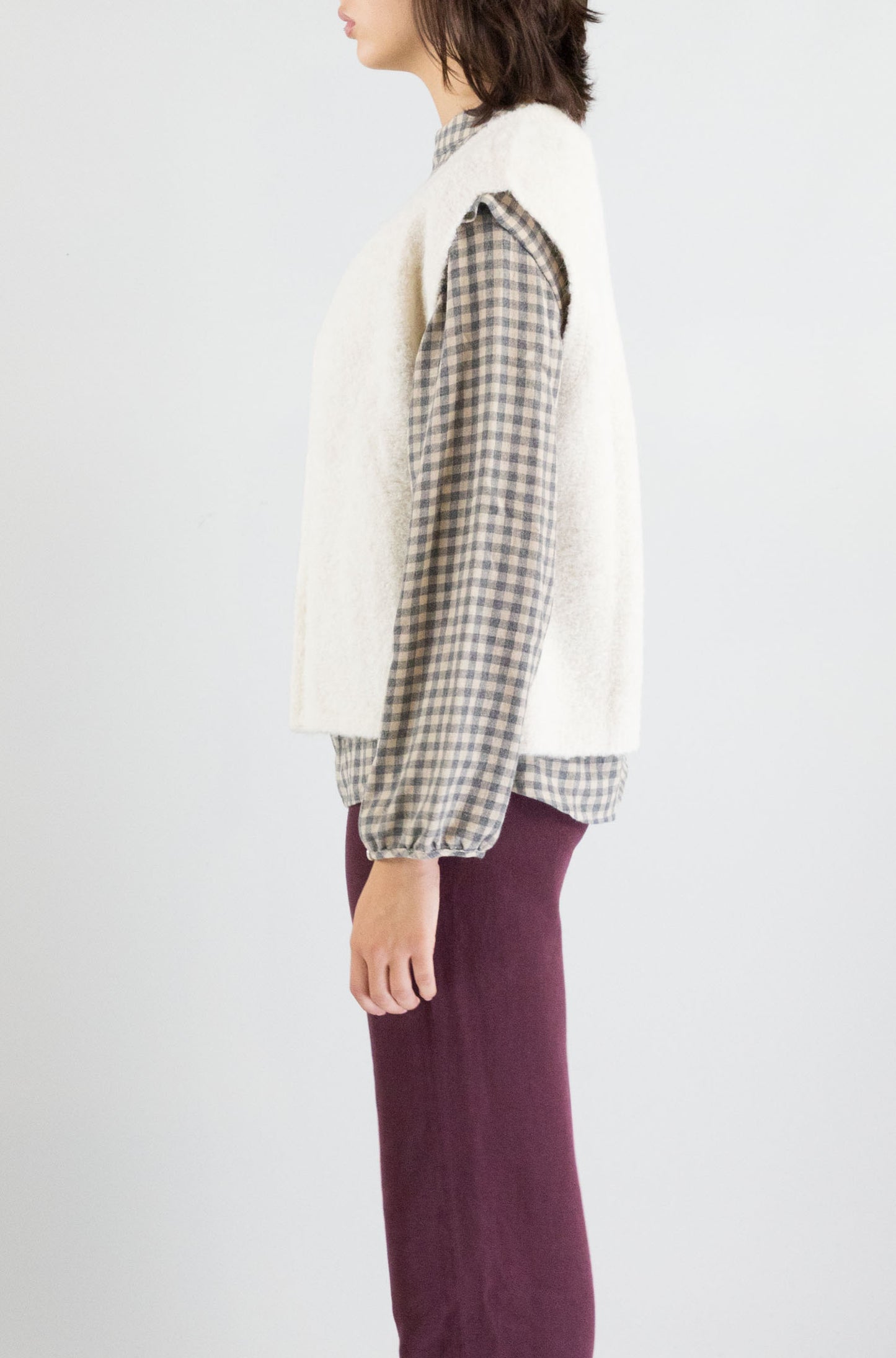 Gilet Des Petits Hauts Crema da Donna achille