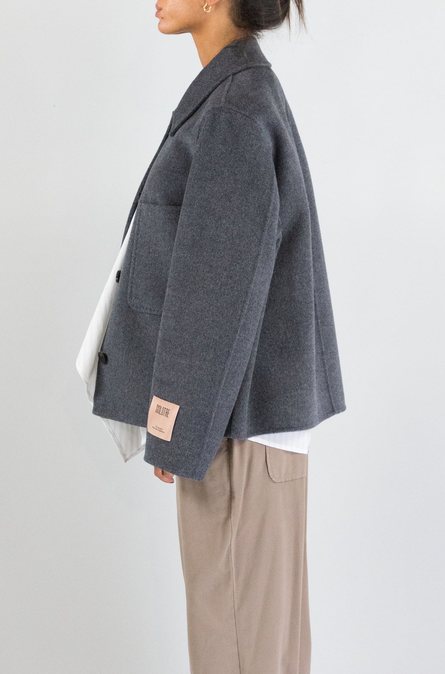 Cappotto Solotre Antracite da Donna m1f0007