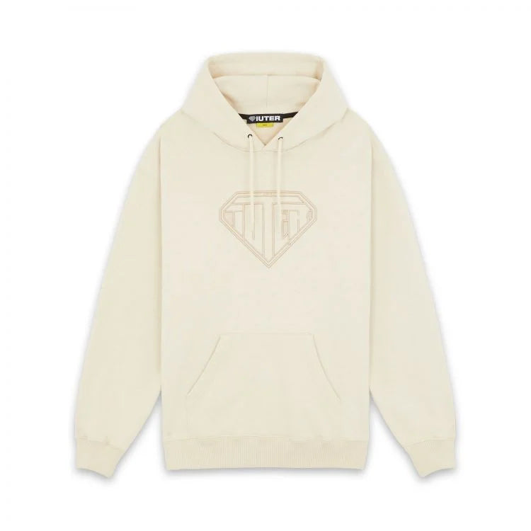 Felpa Iuter Cream da Uomo LOGO HODIE