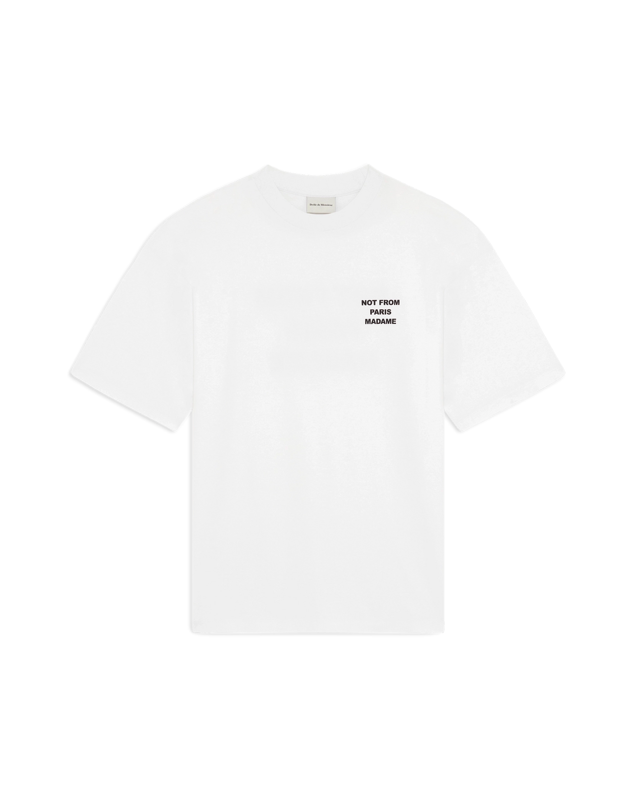 T-Shirt Drole De Monsieur White da Uomo perm ts203 co002
