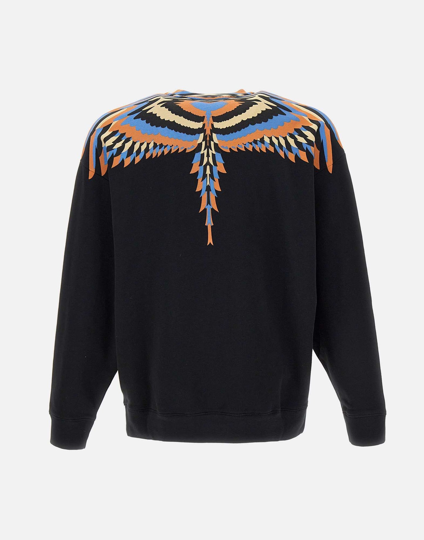 Felpa Marcelo Burlon Nero da Uomo CMBA009F23FLE0011033