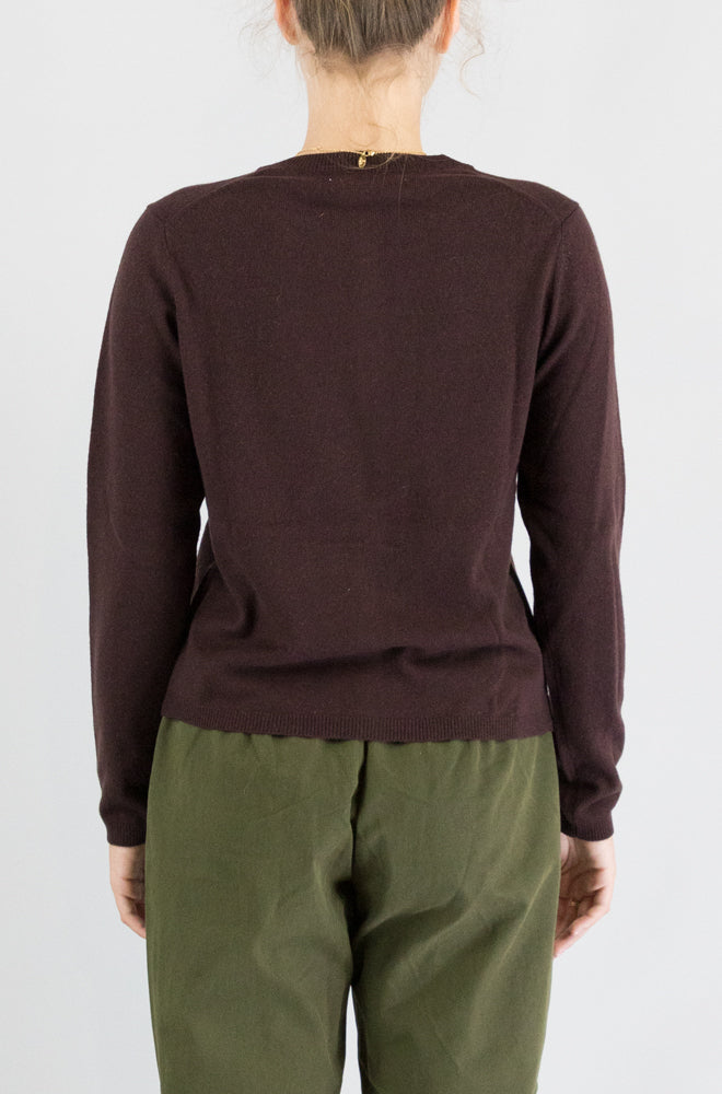 Maglia Nice Things Plum da Donna wkx045