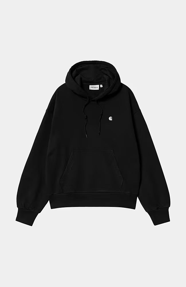 Felpa Carhartt Wip Black Silver da Donna i032644