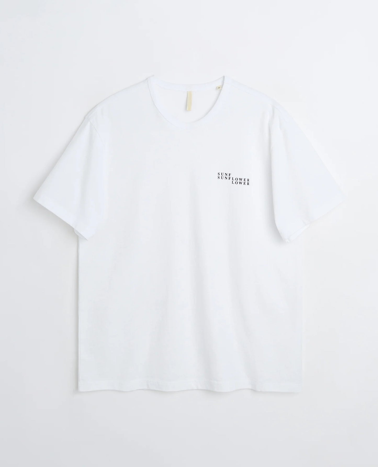 T-Shirt Sunflower White da Uomo logo tee