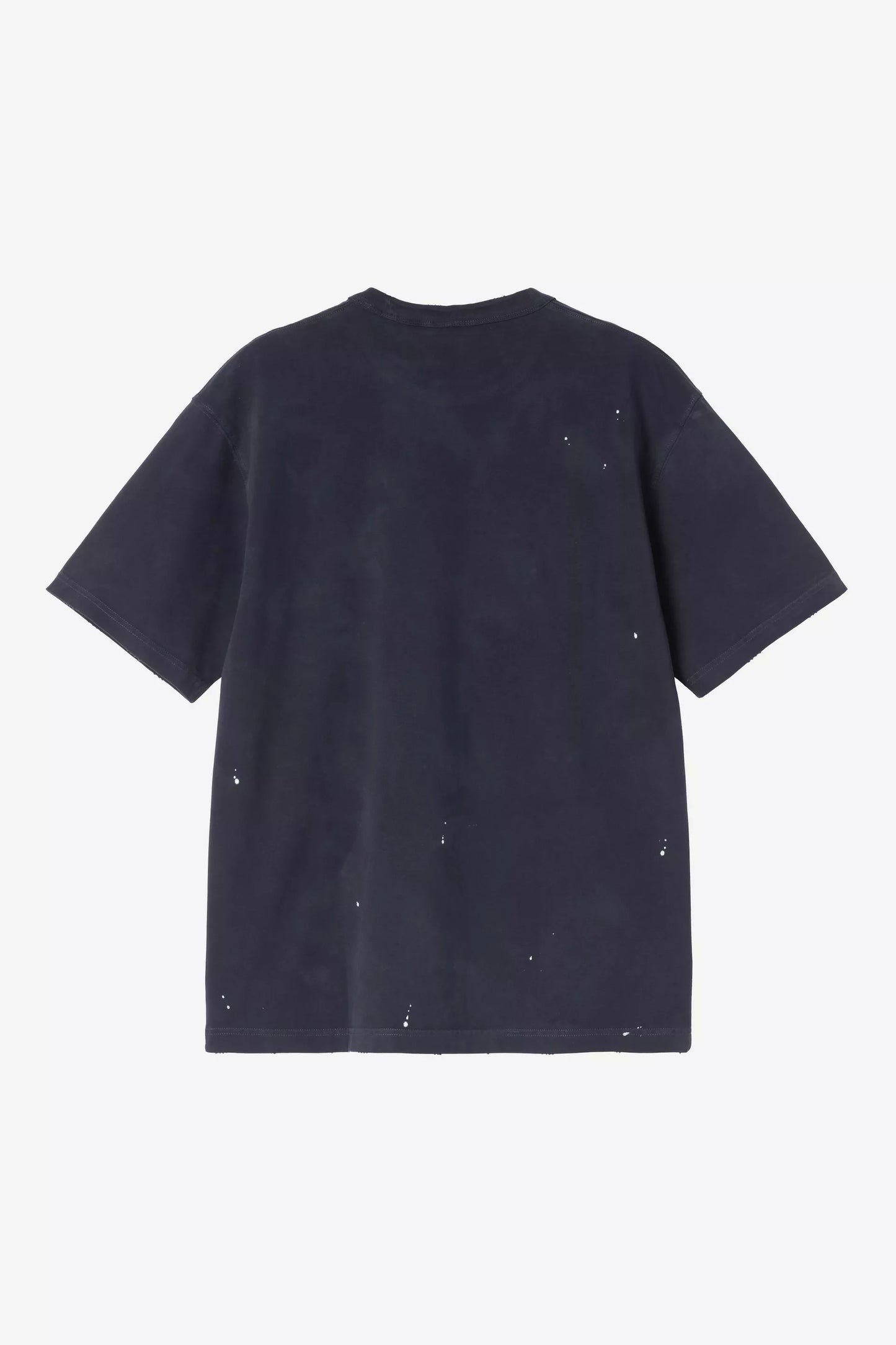 T-Shirt Carhartt Wip Dark Navy Destroy Wash da Uomo i036853 painter