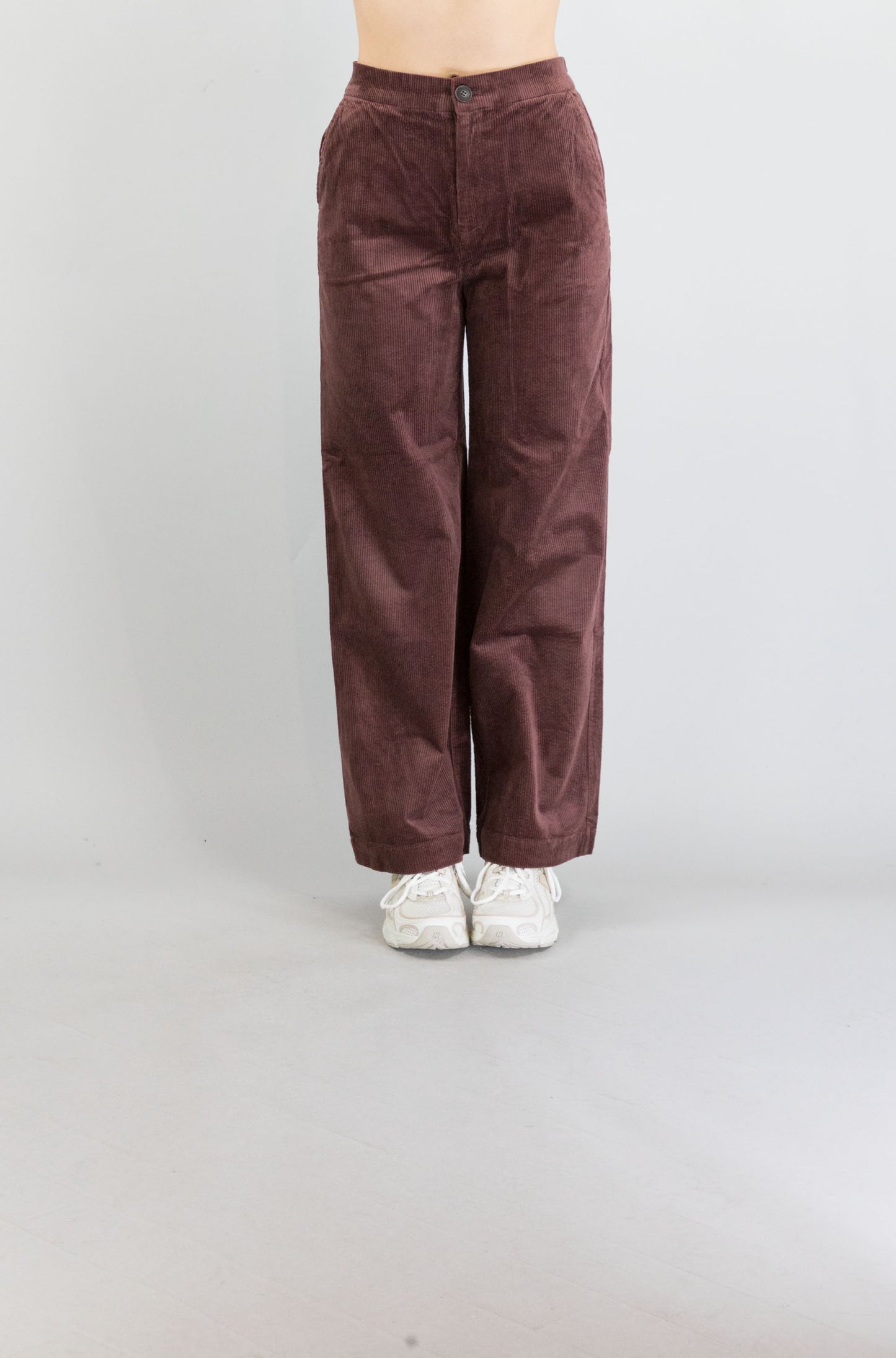 Pantalone Nice Things Castagna da Donna wwv016