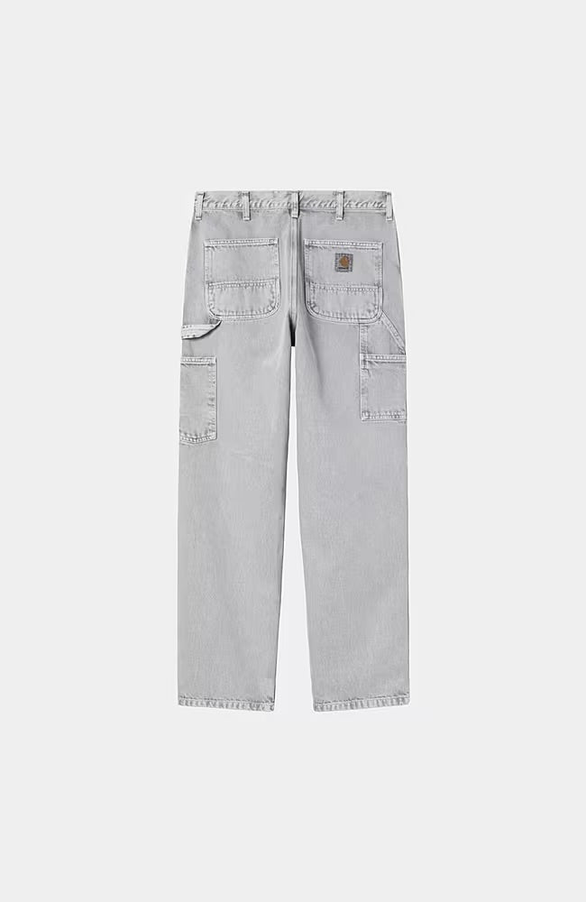 Pantalone Carhartt Wip Black Chalk Wash da Uomo i035826