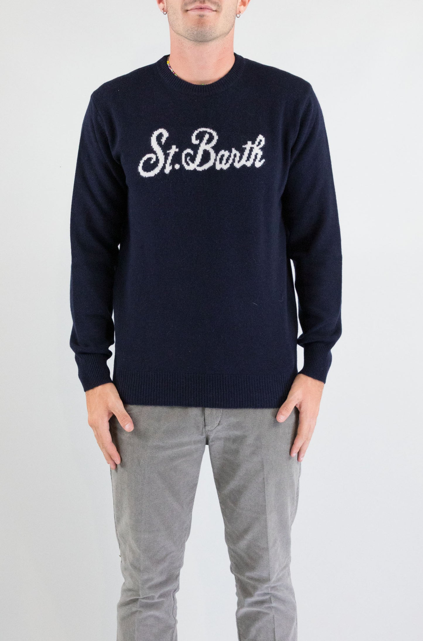 Maglia Mc2 Saint Barth Bold 61 da Uomo heron light