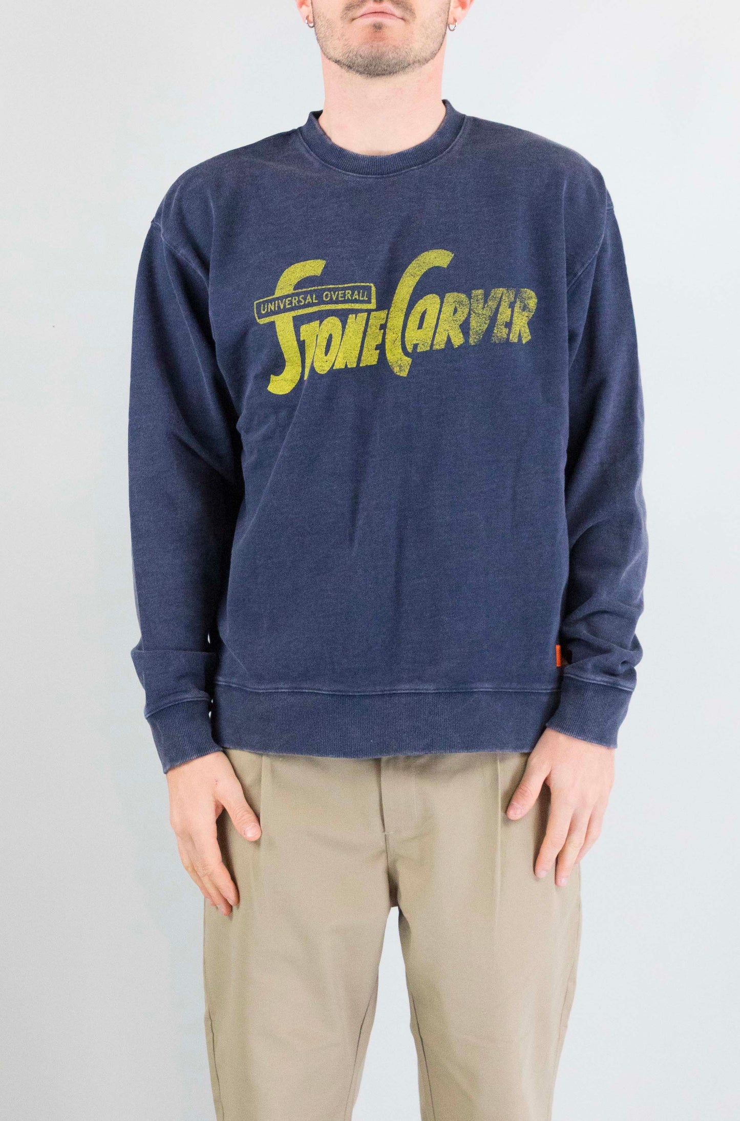 Felpa Universal Overall Navy da Uomo u2613250b