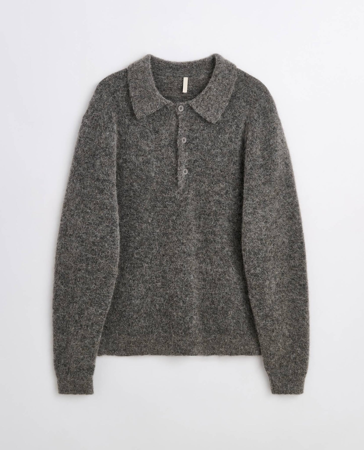 Maglia Sunflower Grey Melange da Uomo 3074 mohair polo