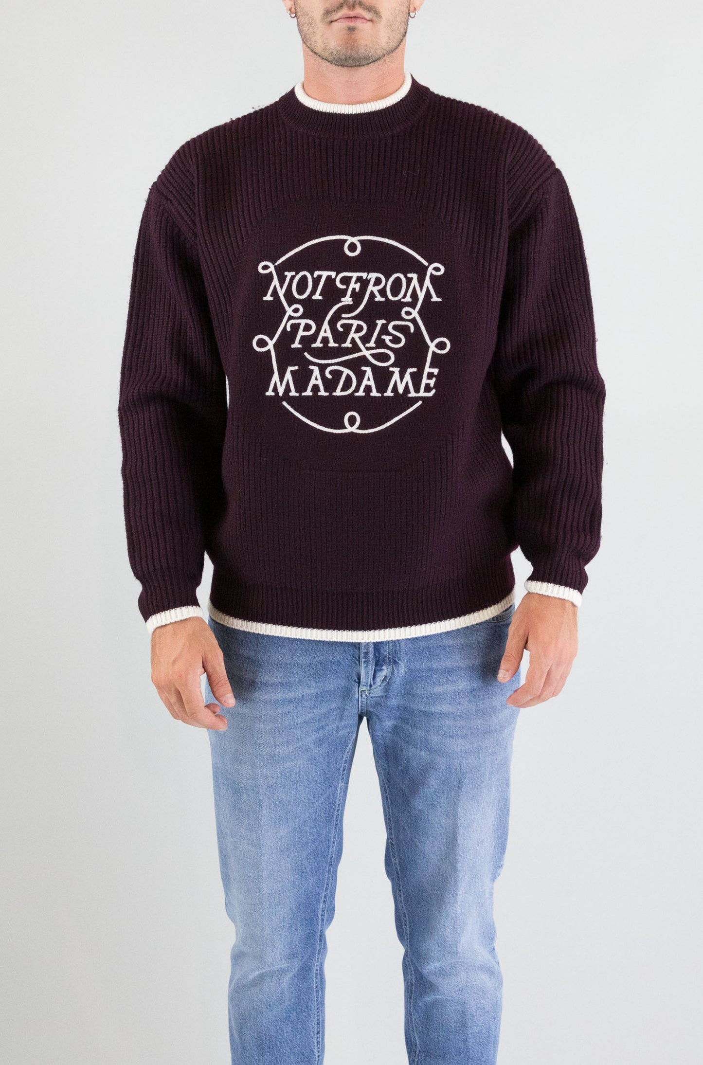 Maglia Drole De Monsieur Wine da Uomo po184 wo007 slogan