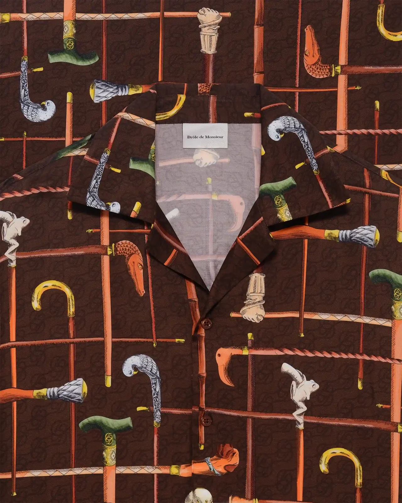 Camicia Drole De Monsieur Brown da Uomo sh230vi033
