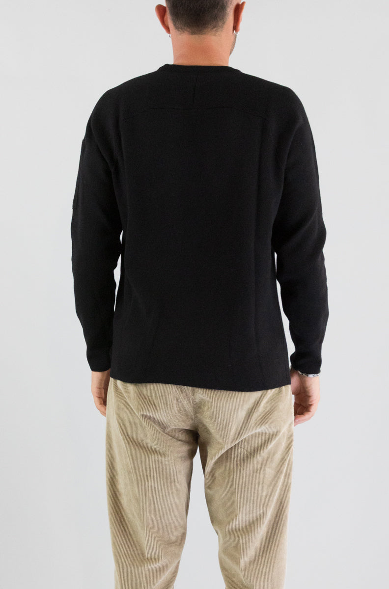 Maglia Cp Company Black da Uomo 21cmkn096a 110149a