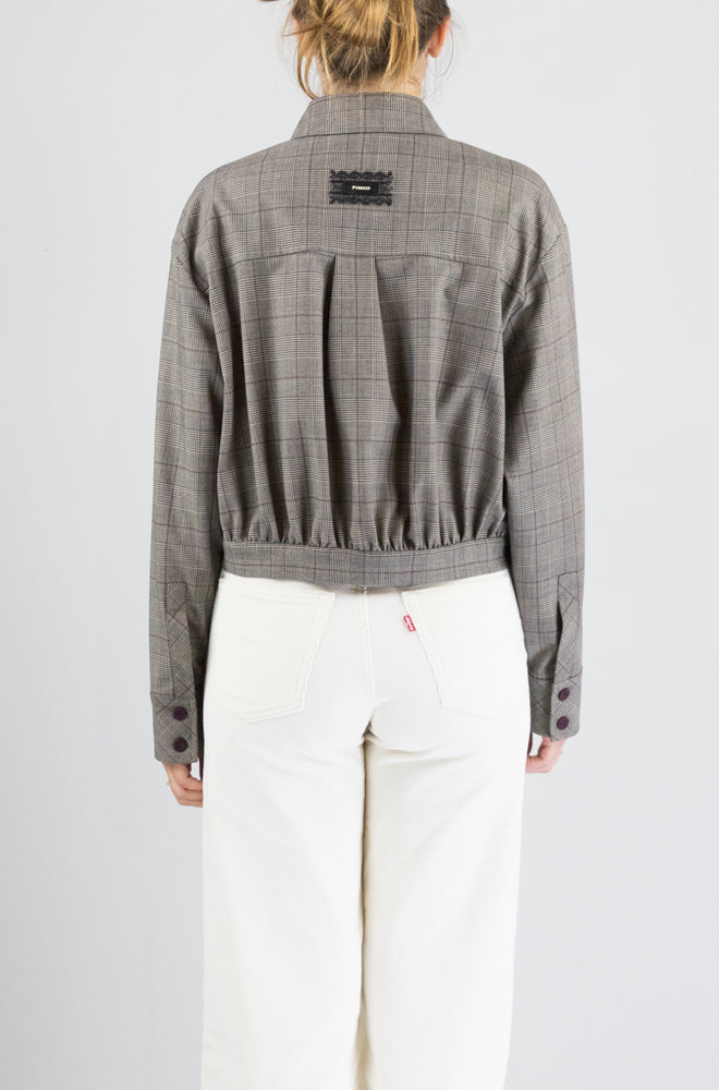 Camicia Pinko Beige Bordeaux da Donna oncidium