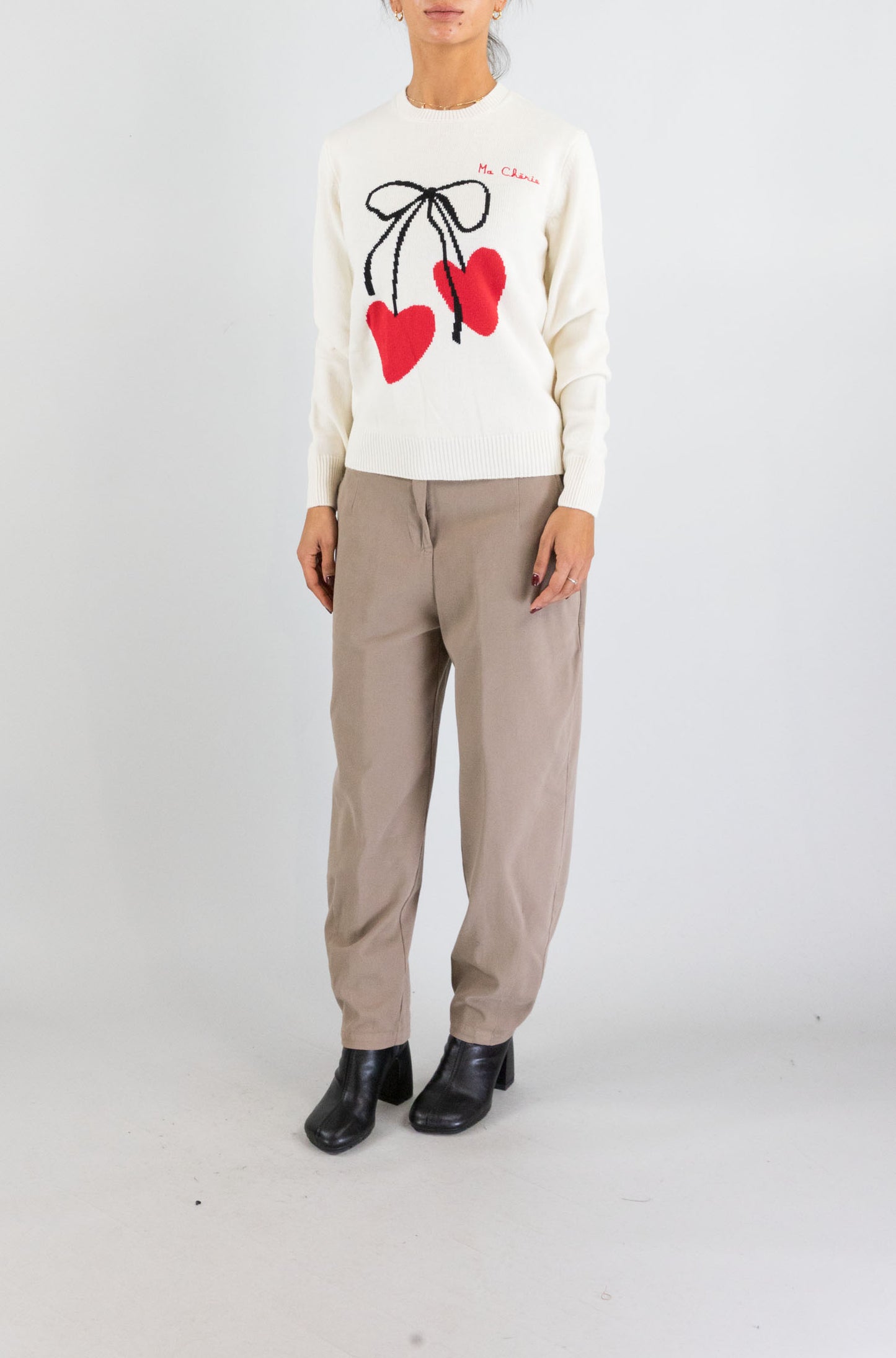 Maglia Mc2 Saint Barth Ma Cherry 10 Emb da Donna new queen 03580i