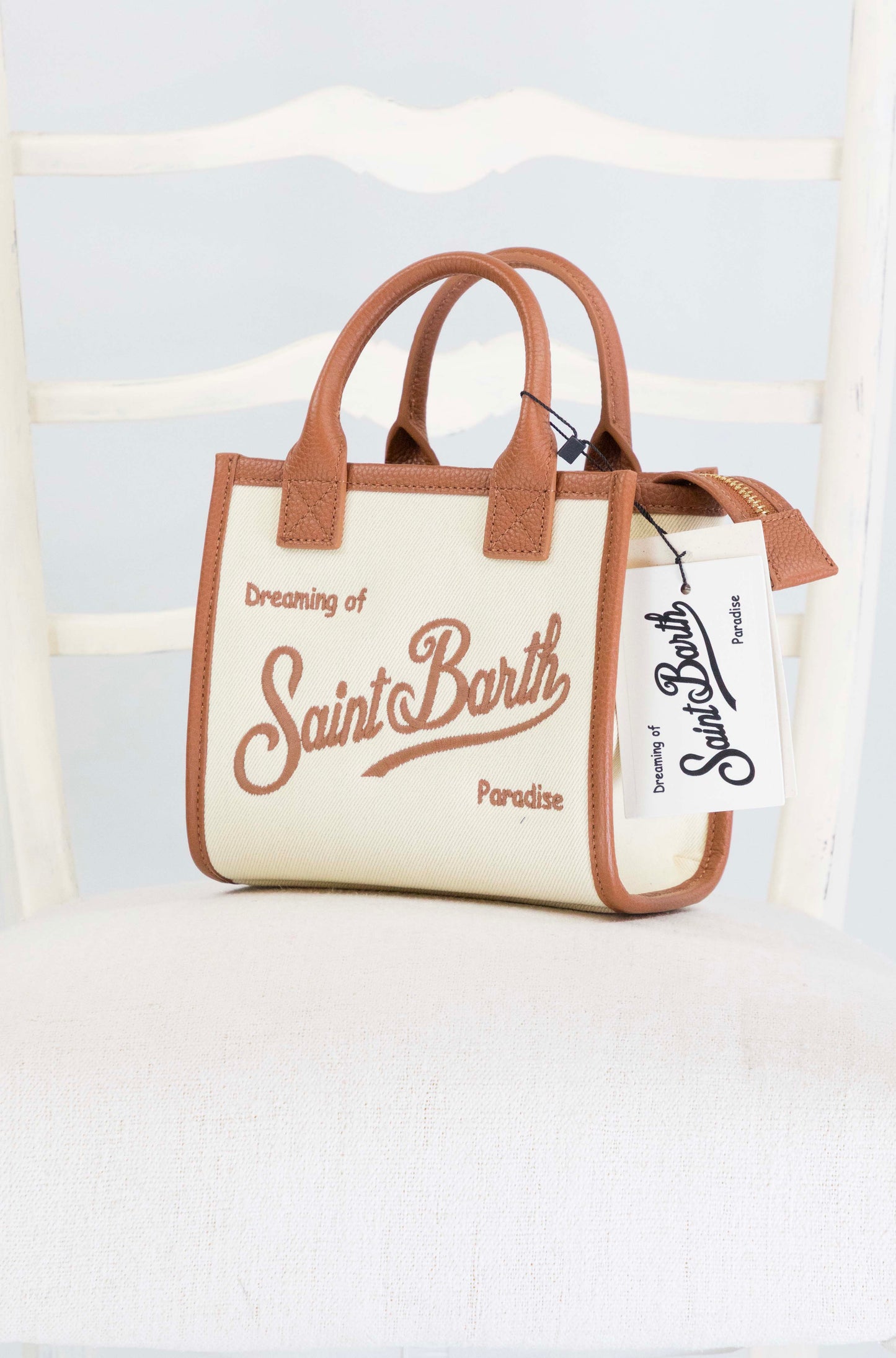 Borsa Mc2 Saint Barth Canvas Grain Leather 1019 da Donna vanity bag mini