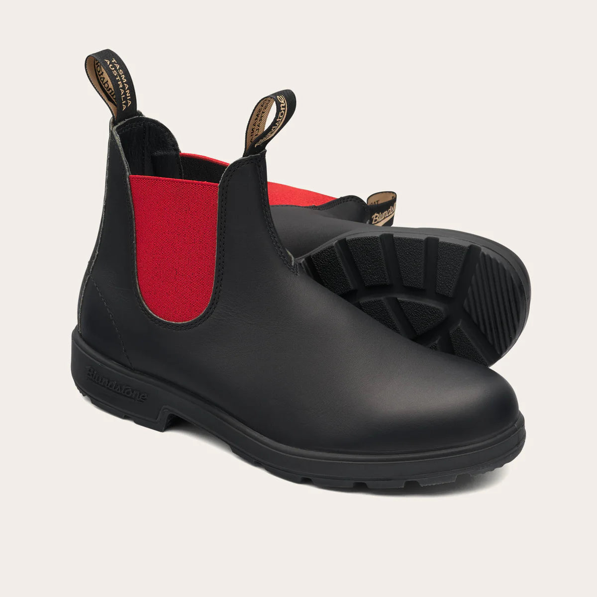 Scarpa Blundstone Black Leather da Uomo 508