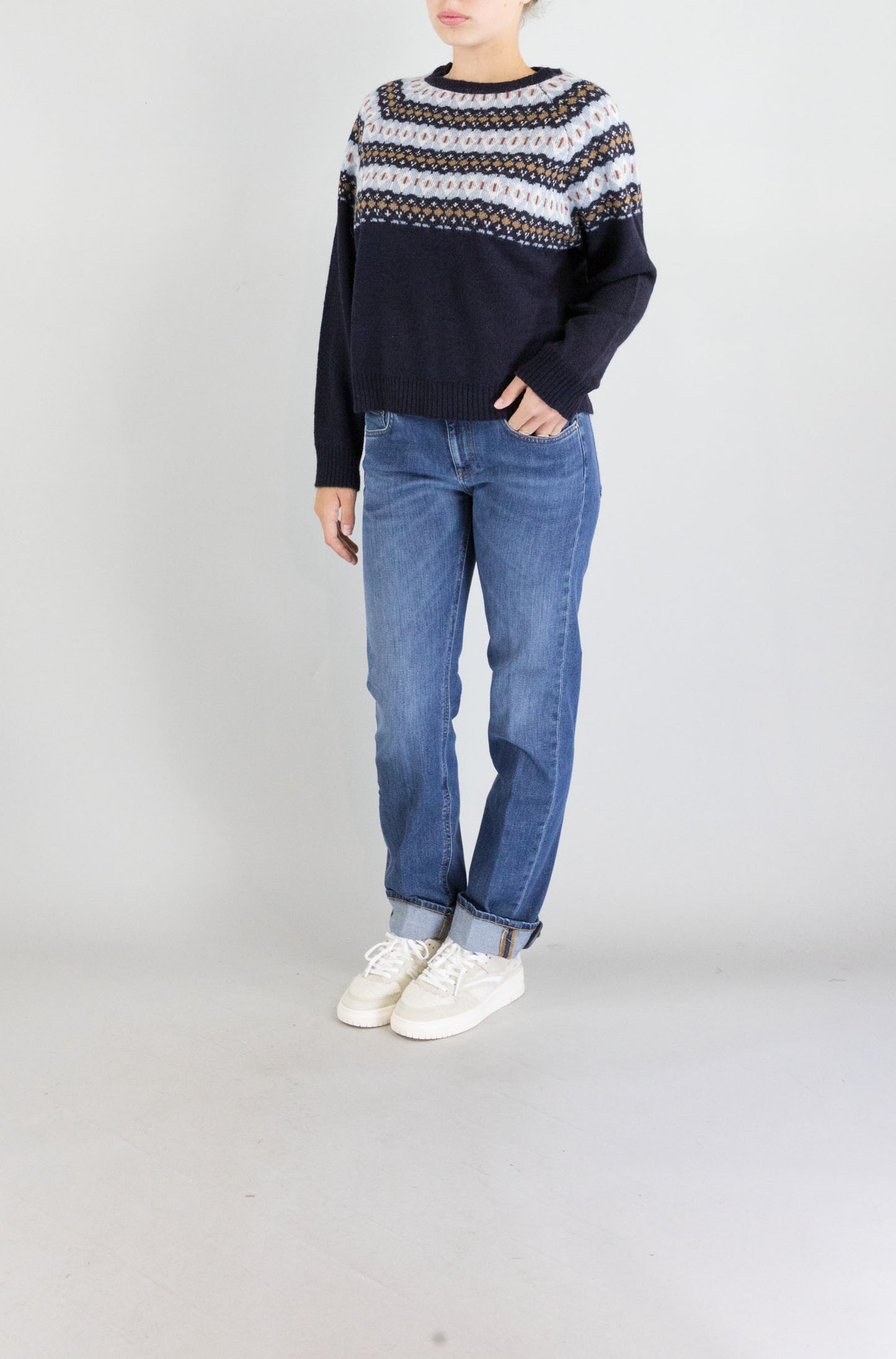 Maglia Indi&Cold Blu da Donna ea536
