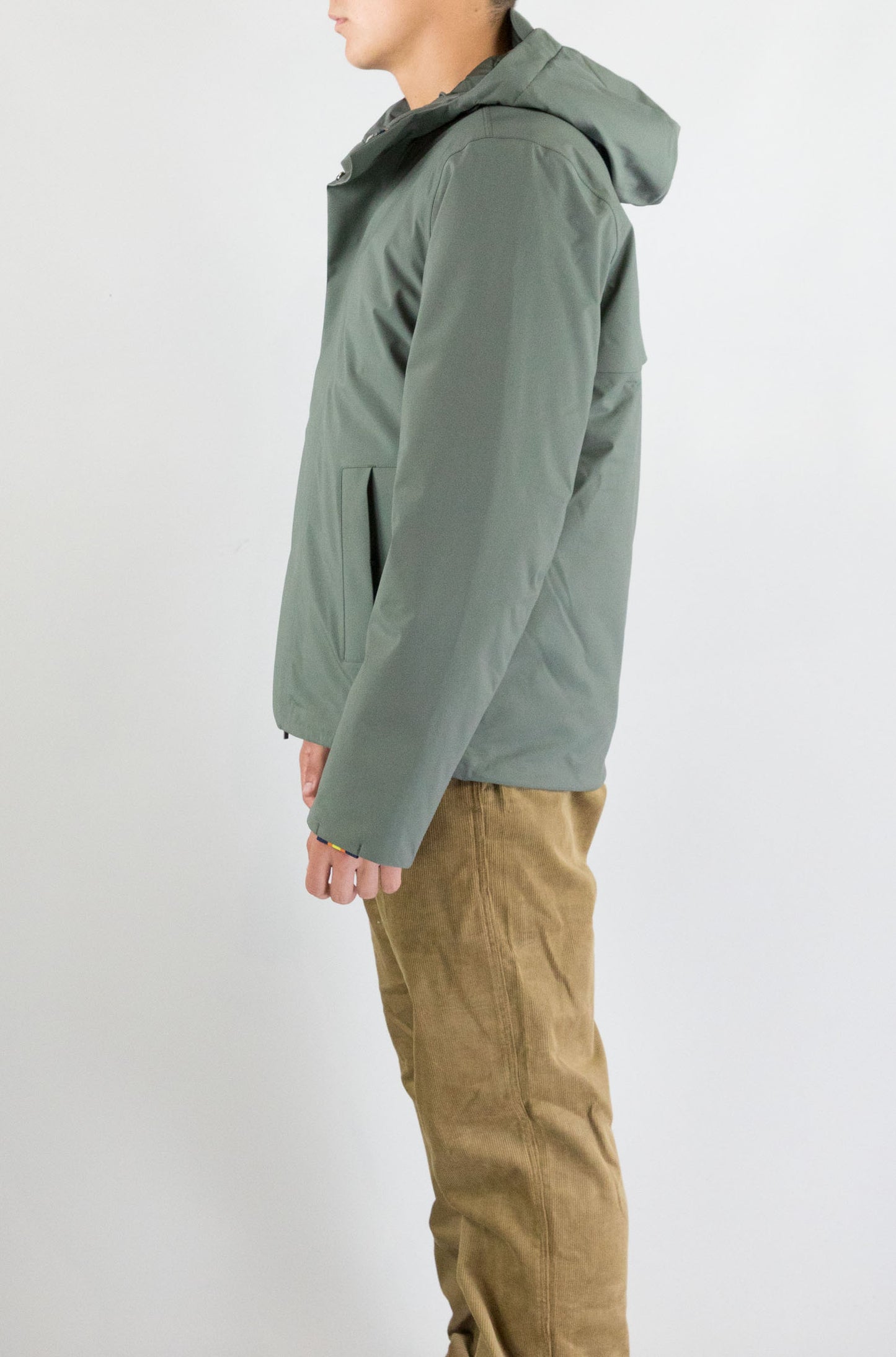 Giubbotto Kway B2n Green Blackish da Uomo k7132bw jacken bonded padded