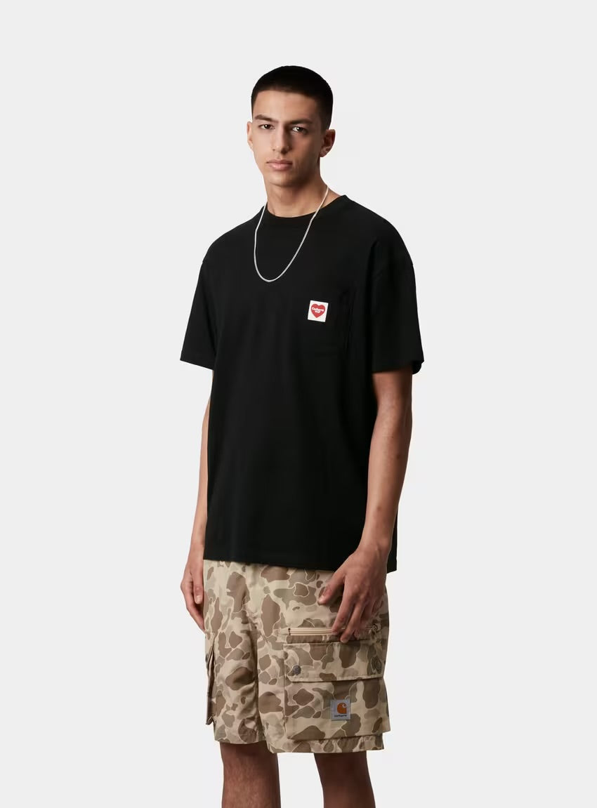 T-Shirt Carhartt Wip Black Red da Uomo i032128