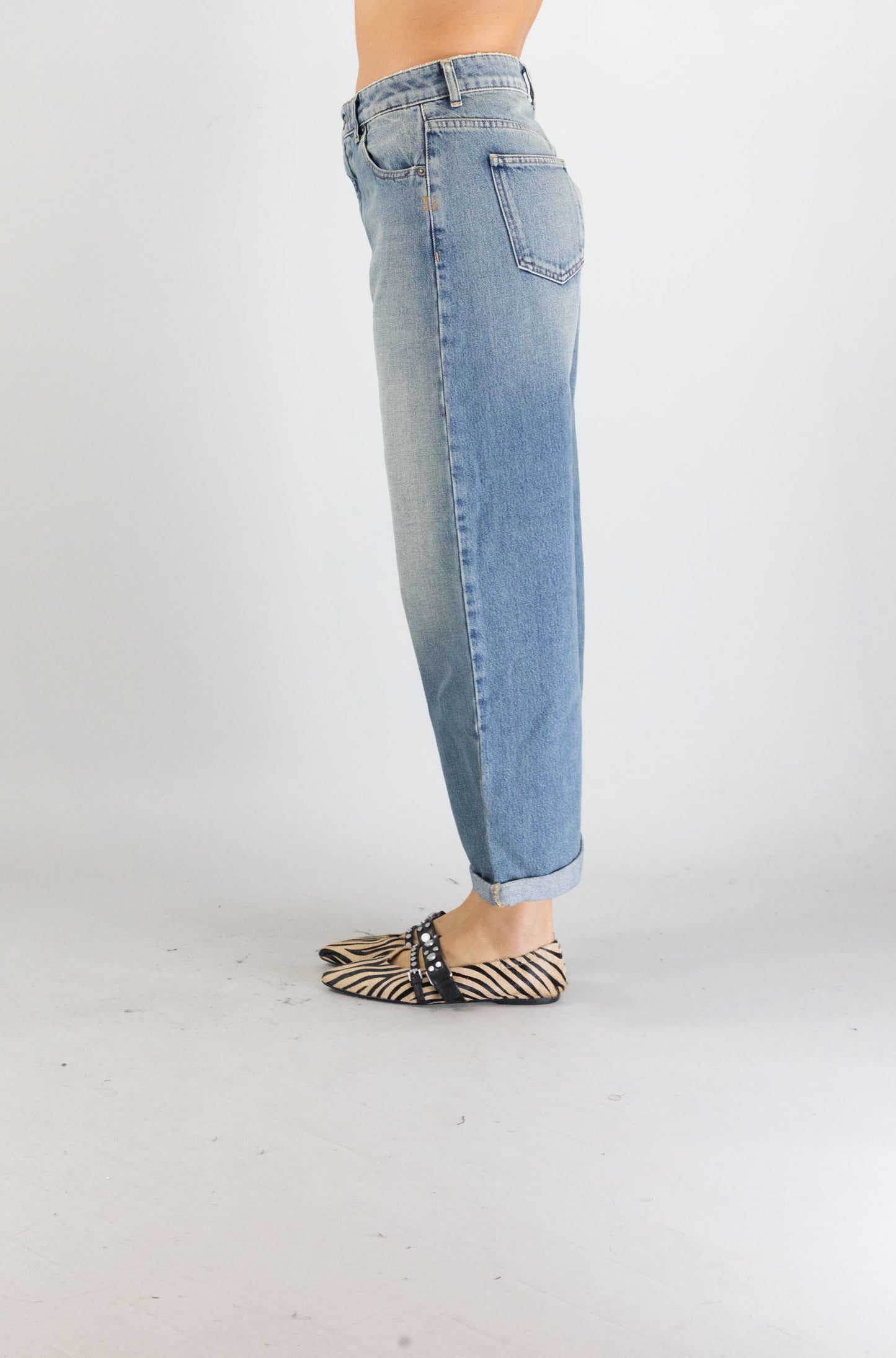 Jeans Solotre Denim Vintage da Donna m1f0115