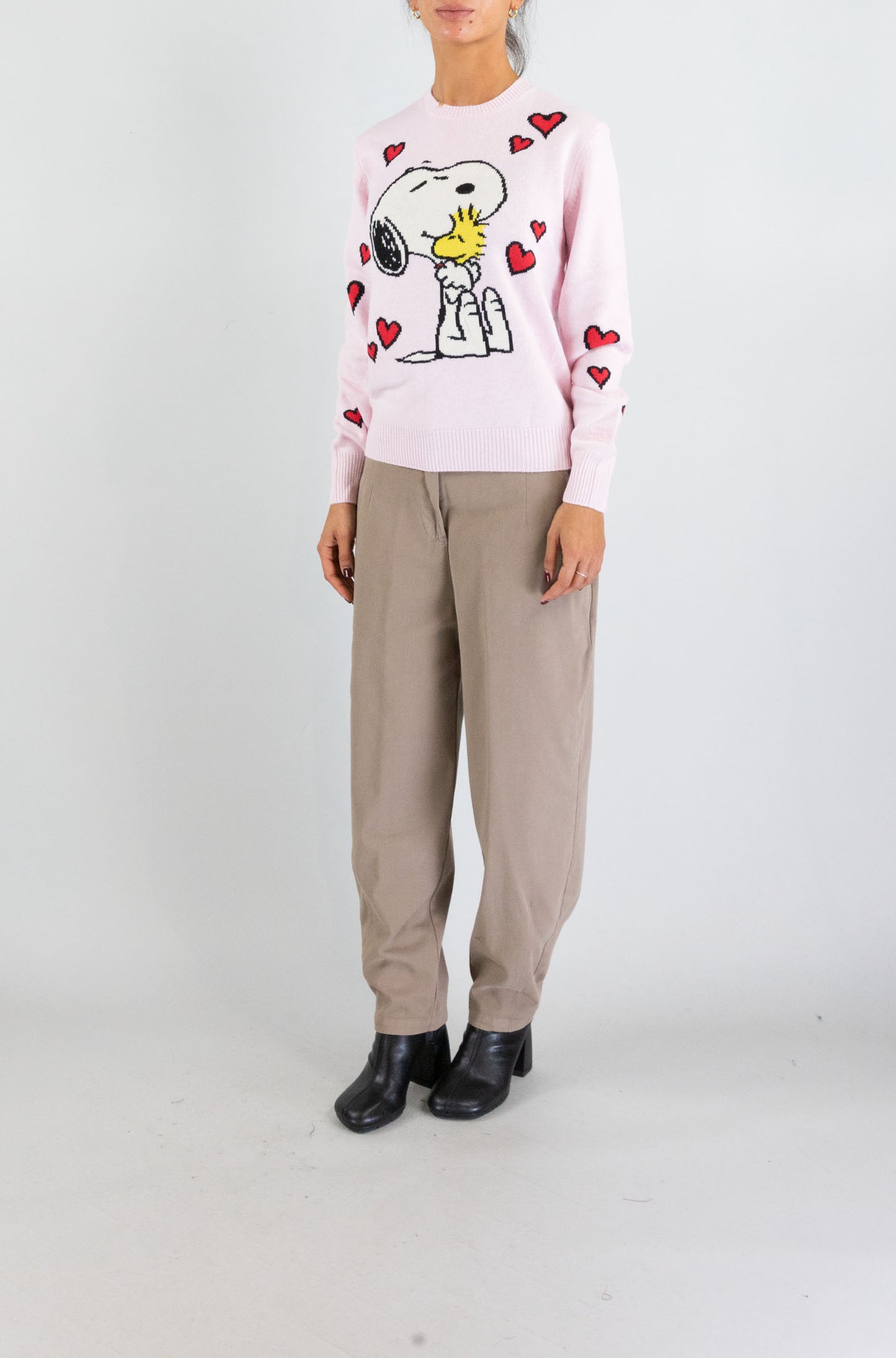 Maglia Mc2 Saint Barth Peanuts Love Hugs da Donna new queen 00448i
